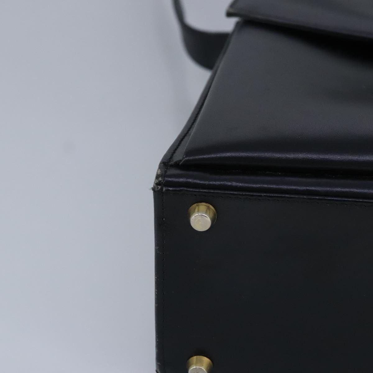 Versace Gianni Versace Shoulder Bag Leather Black Gold Size ONE SIZE - 14 Thumbnail
