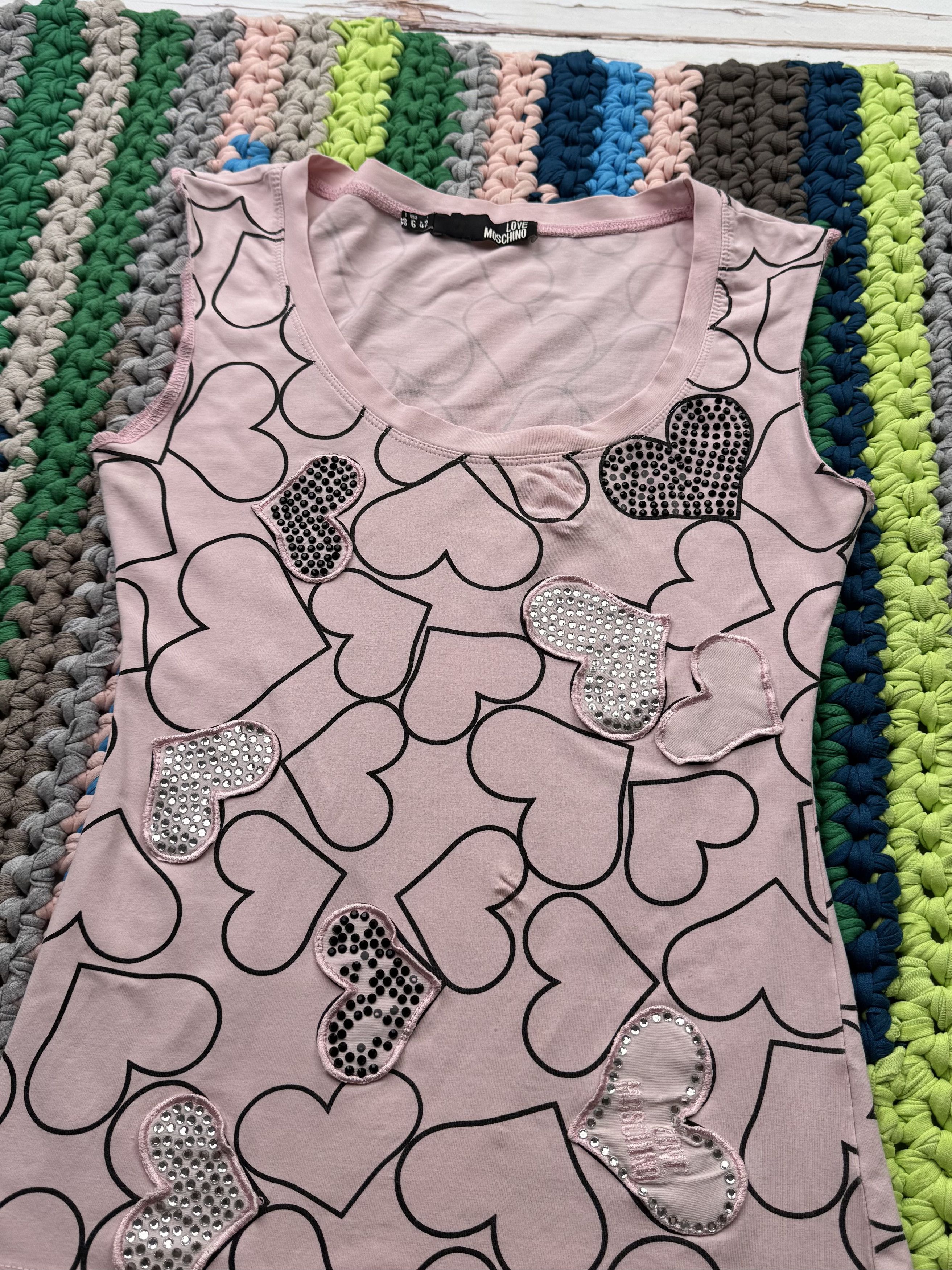 Love Moschino Love Moschino Vintage Tank Top (V310)(D10) Size S / US 4 / IT 40 - 2 Thumbnail