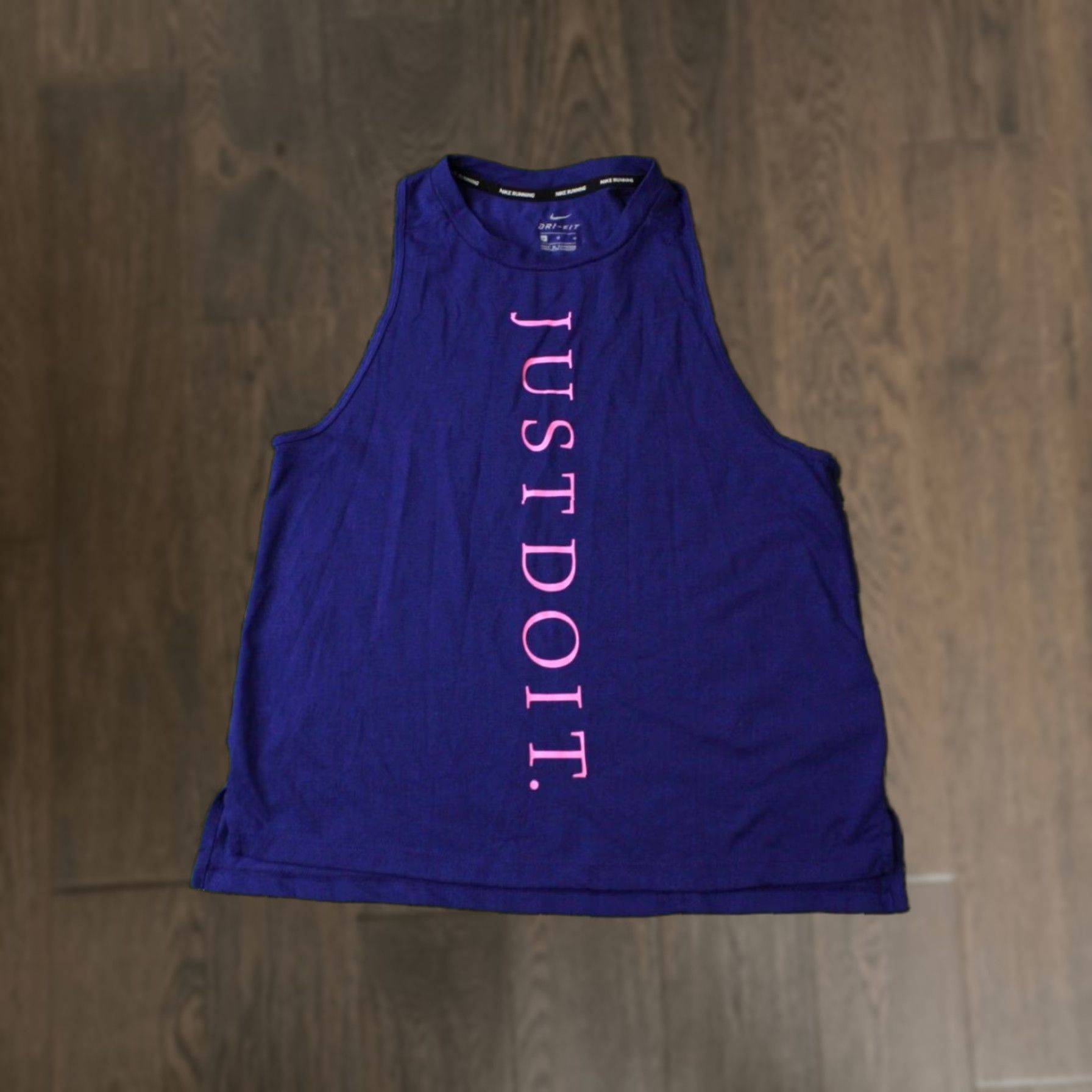 Nike Nike Vest Sleeveless Shirt Jersey Woman M Blue Running Training Nike Size M / US 6-8 / IT 42-44 - 1 Thumbnail