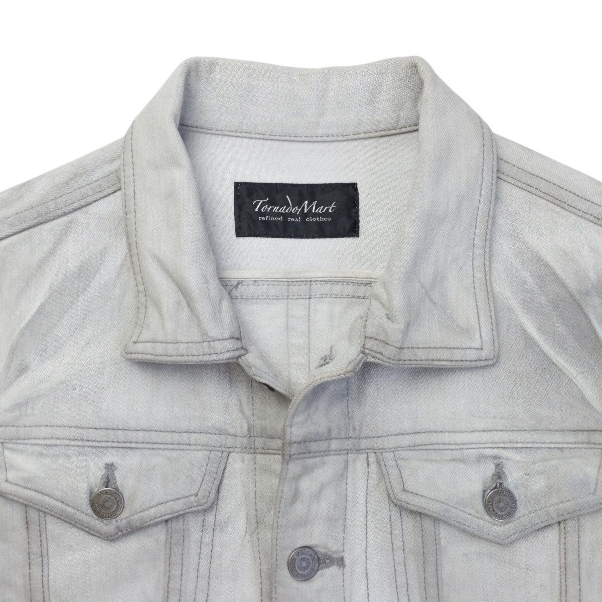 Tornado Mart Tornado Mart Dirty Whiskered Trucker Jacket Size US M / EU 48-50 / 2 - 9 Thumbnail