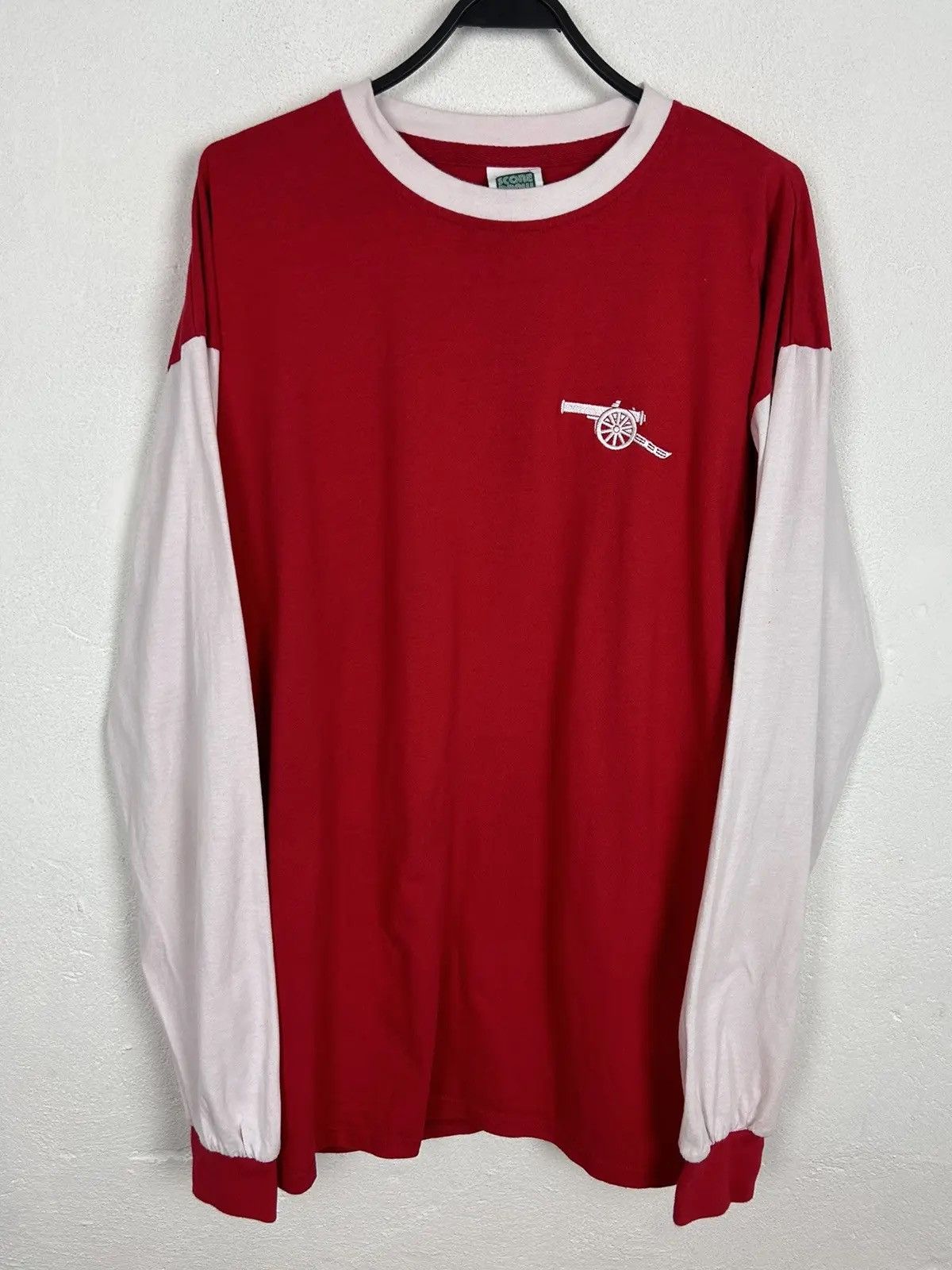 Other Score Draw Arsenal Retro Soccer Football Cotton Long Sleeve Size US XXL / EU 58 / 5 - 1 Thumbnail