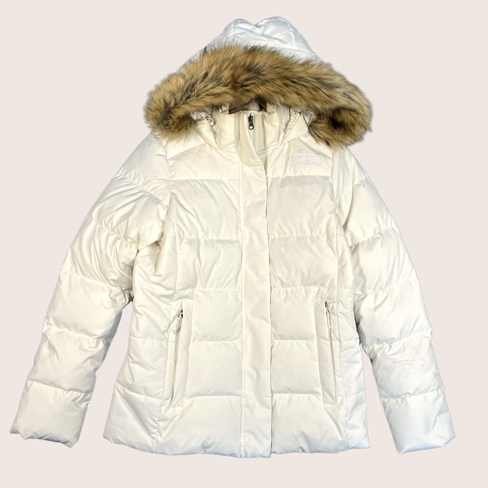 The North Face VINTAGE? The North Face Gotham Jacket Women’s M White Down Faux Fur Hood Parka Women M White Gotham Jacket 550 Down W/Faux Fur Hood White Size M / US 6-8 / IT 42-44 - 1 Thumbnail
