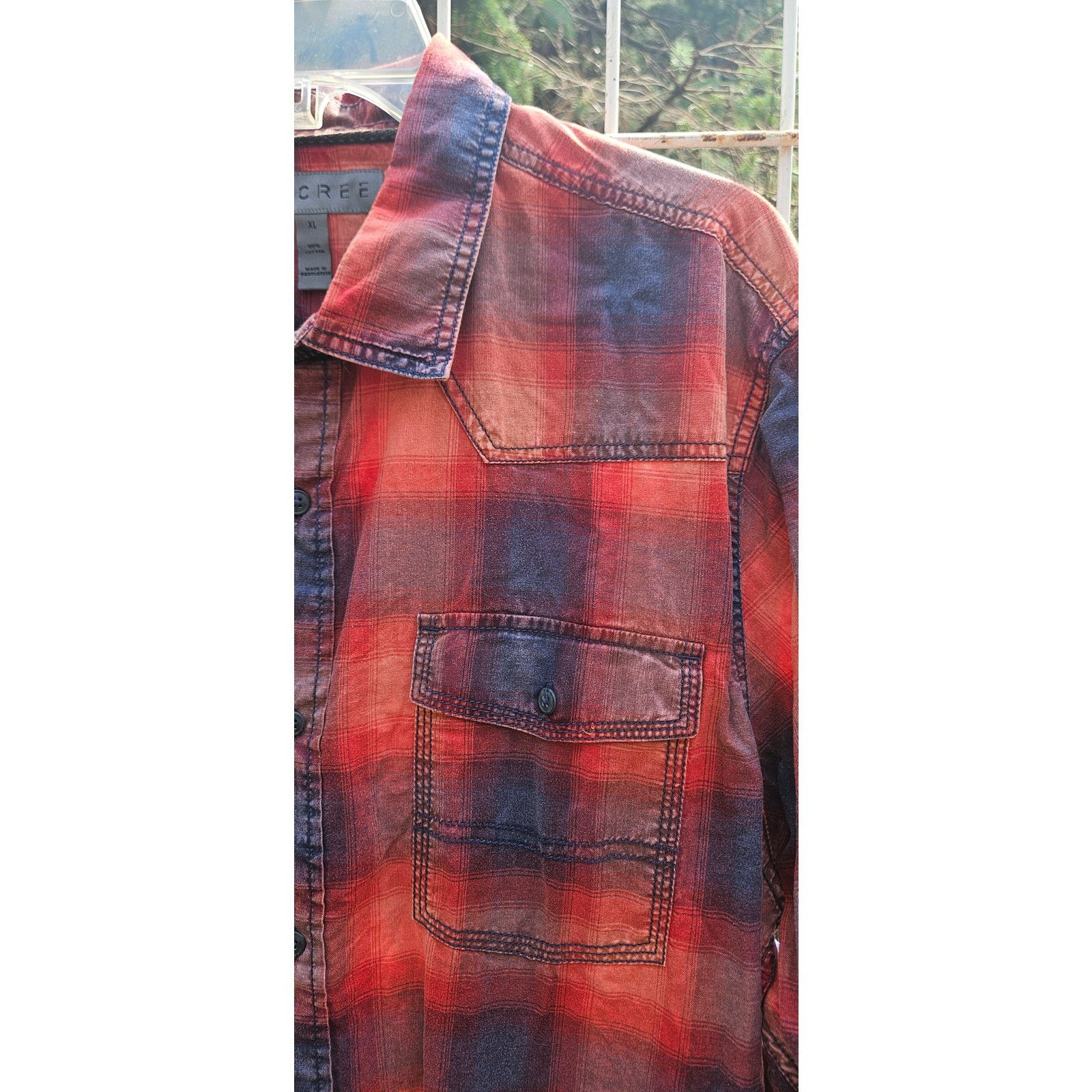 Decree Men's Tops Cotton Button Down Men's Top ~ Get Ready for Fall Size US XL / EU 56 / 4 - 4 Thumbnail
