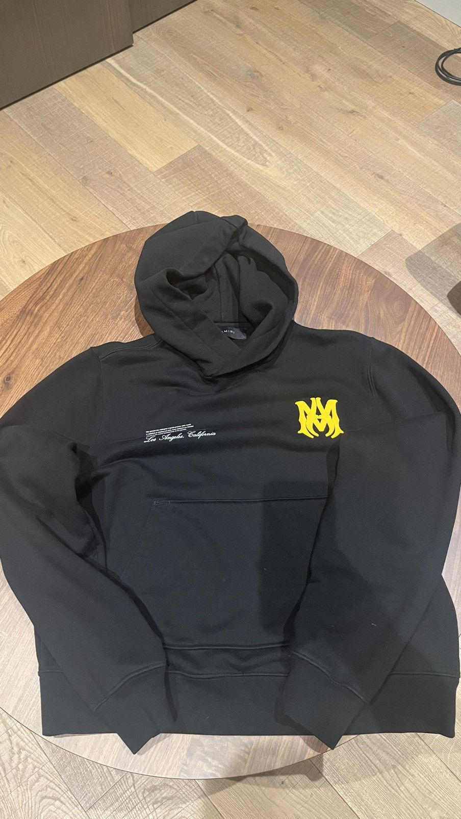 Amiri AMIRI Military Specs Stencil Hoodie Black Size US L / EU 52-54 / 3 - 1 Thumbnail