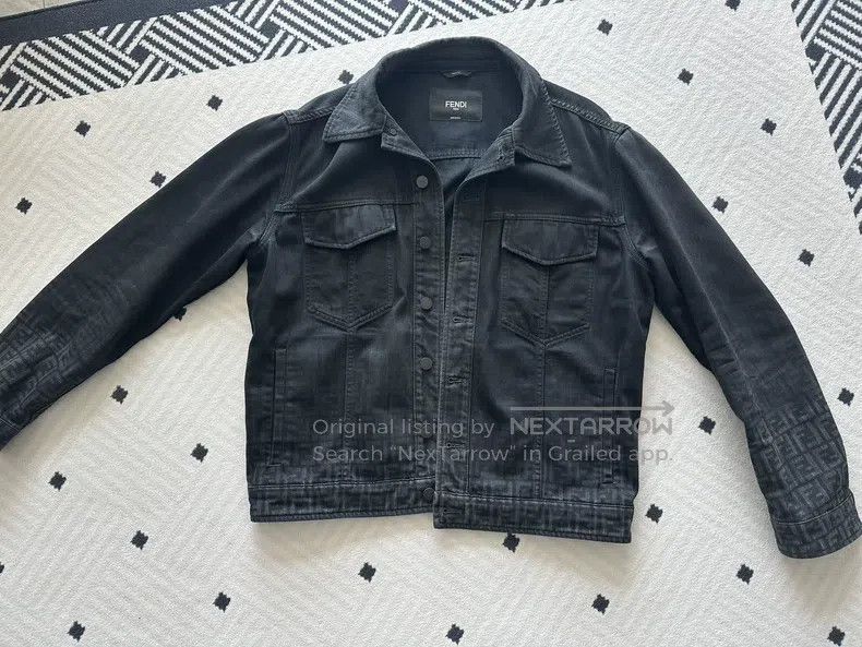 Fendi Fendi Monogrammed denim jacket Size US M / EU 48-50 / 2 - 1 Thumbnail