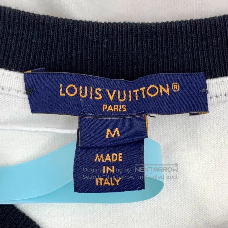 Louis Vuitton Louis Vuitton 23 white logo chain design cotton crew neck Size US M / EU 48-50 / 2 - 6 Thumbnail