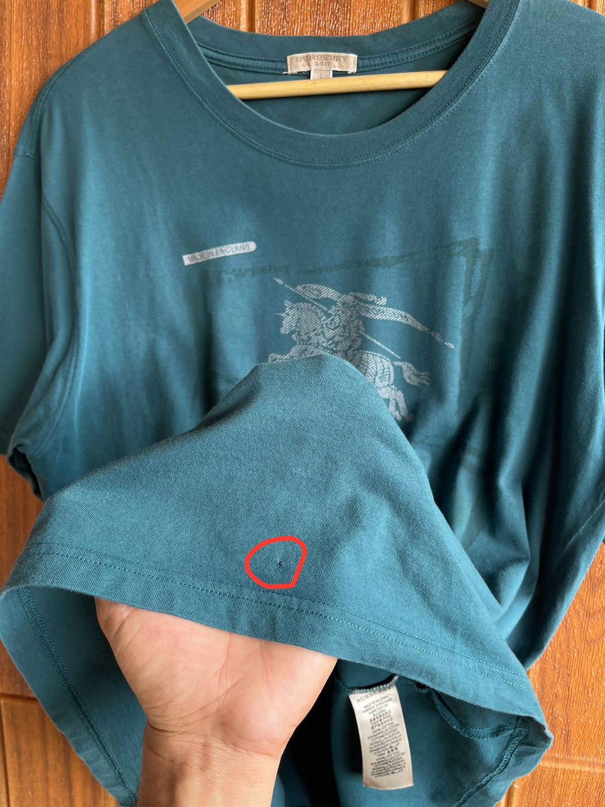 Burberry 💢BURBERRY💢Big Logo Horseferry House Tshirt Size US L / EU 52-54 / 3 - 11 Thumbnail