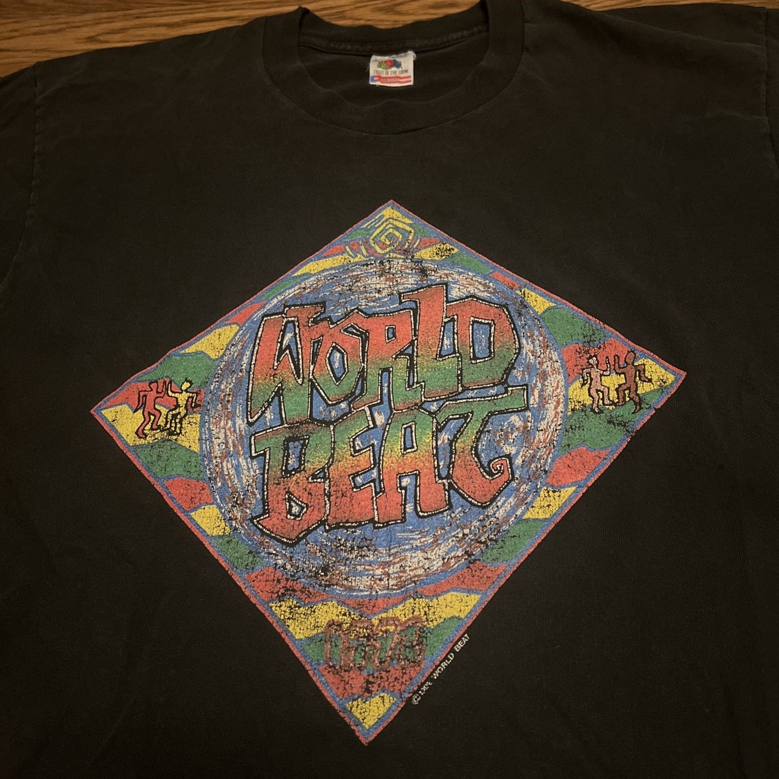 Vintage Burning Spear Jimmy Cliff Concert T-shirt 92 Reggae