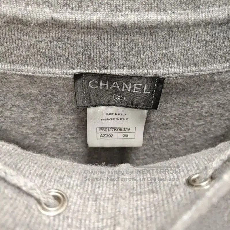 Chanel Chanel Gray Wool Casual Pants for Women . Size 30" / US 8 / IT 44 - 3 Thumbnail
