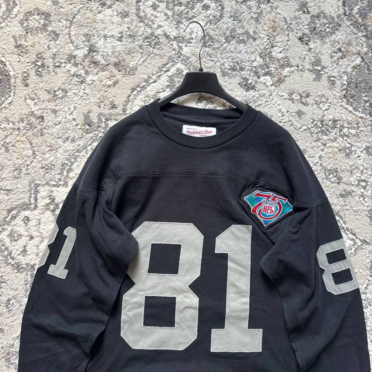Mitchell & Ness Mitchell Ness LA Raiders T Brown NFL 81 Black Long Sleeve Size US M / EU 48-50 / 2 - 5 Thumbnail