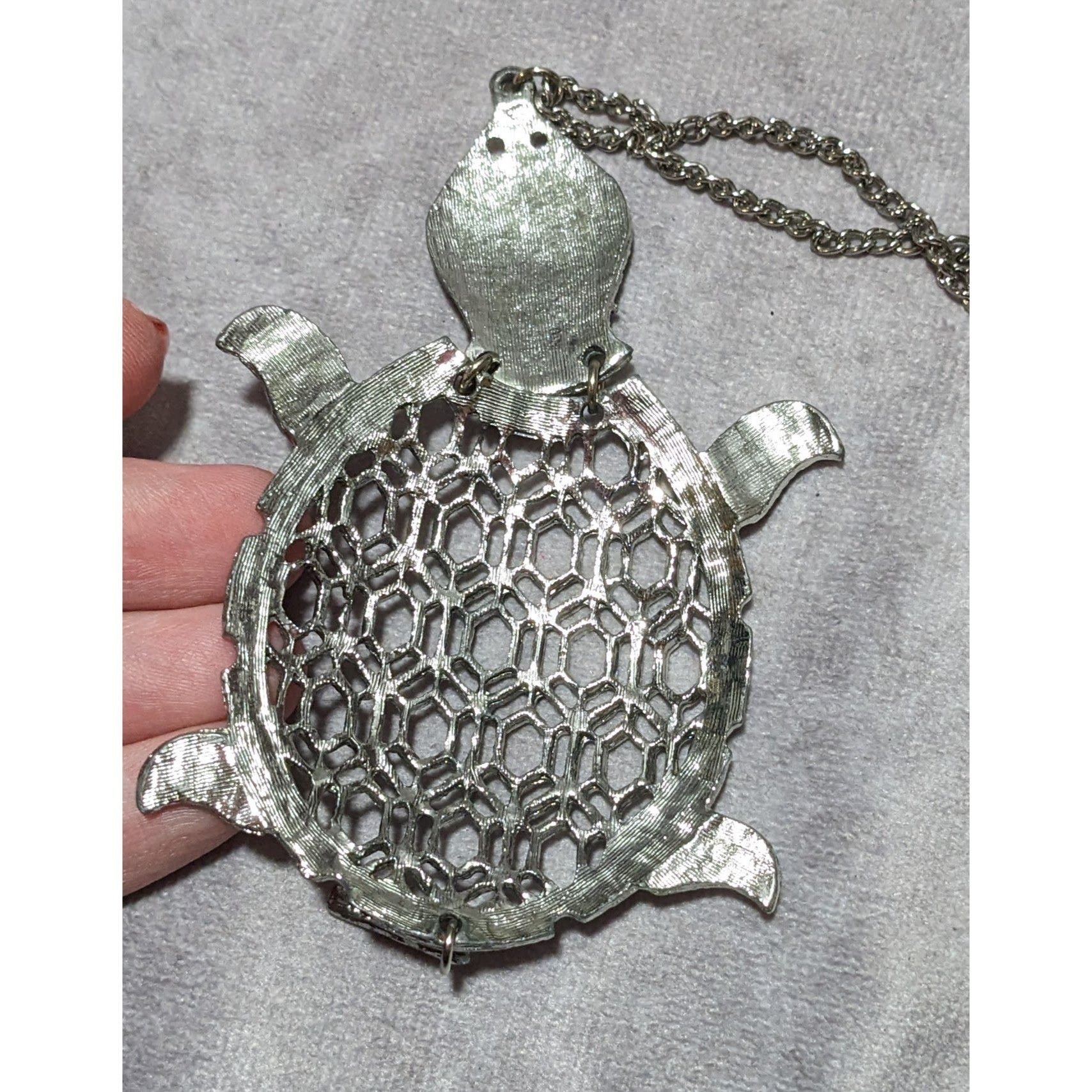 Other Vintage Articulated Turtle Necklace Size ONE SIZE - 11 Thumbnail