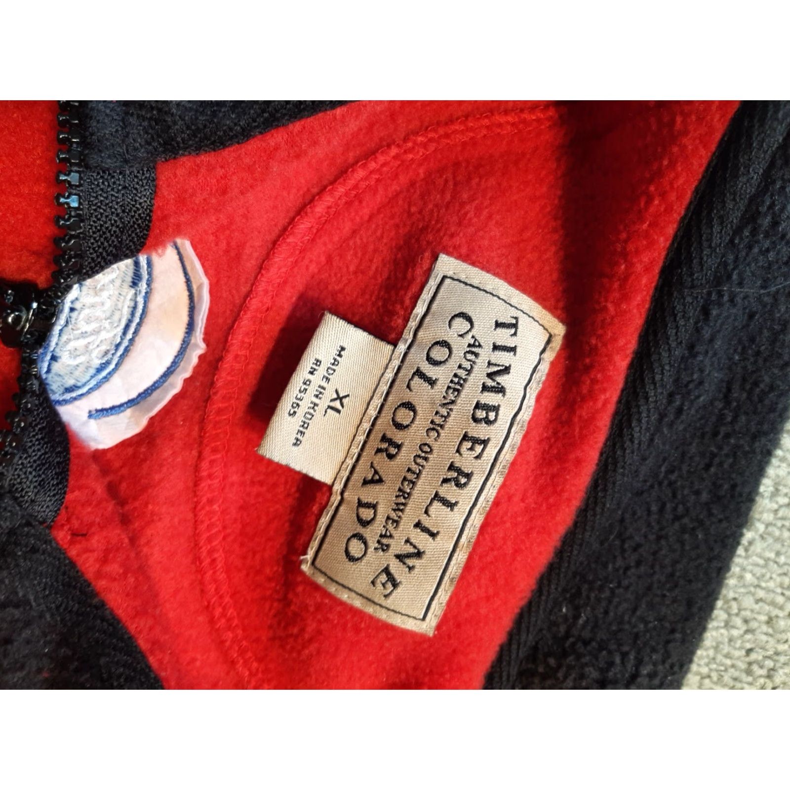 Ford TIMBERLINE Mens Jacket XL Red Full Zip Logos Size US XL / EU 56 / 4 - 4 Thumbnail