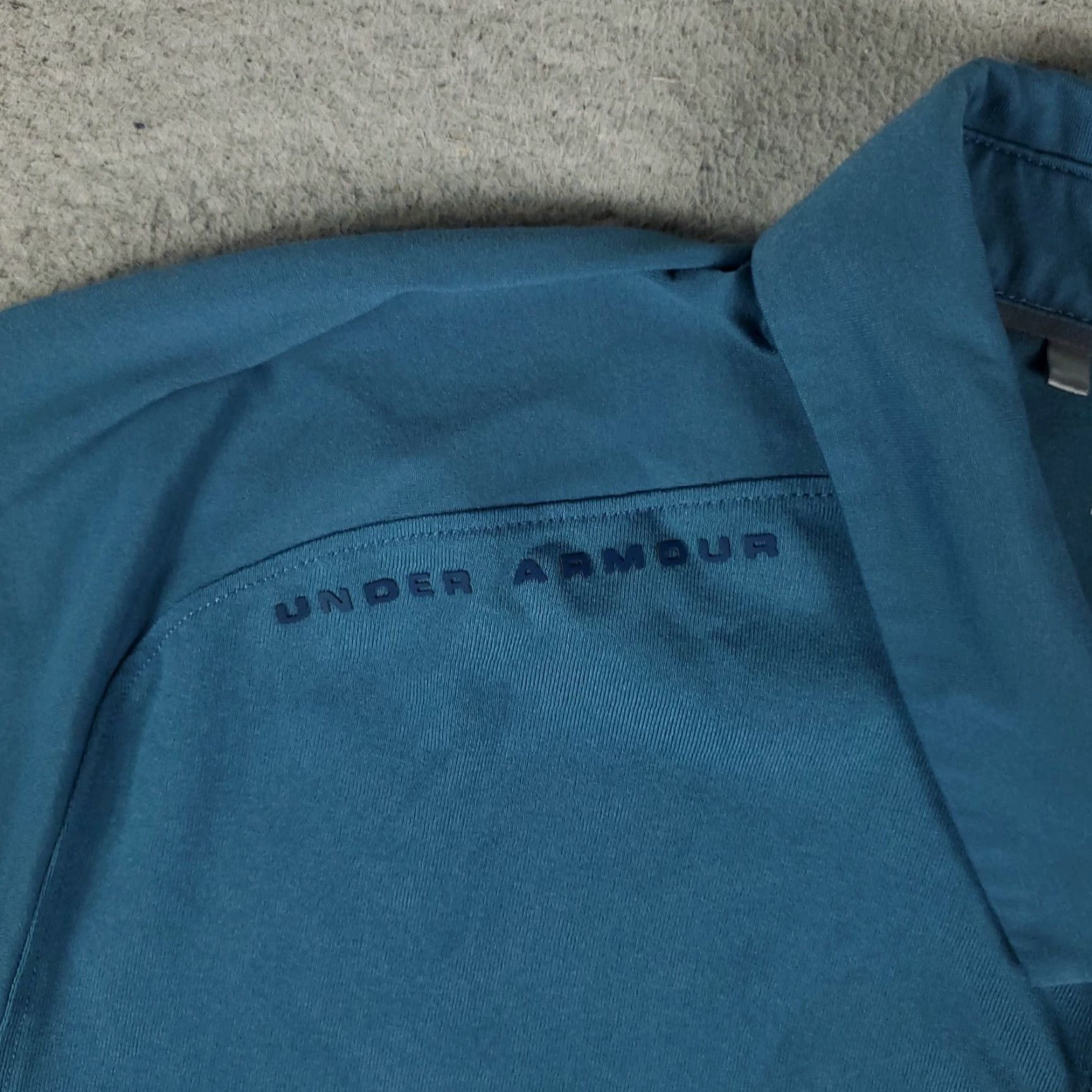 Under Armour Under Armour Shirt Mens 2XL Blue HeatGear Golf Polo Performance Athletic Loose Size US XXL / EU 58 / 5 - 3 Thumbnail
