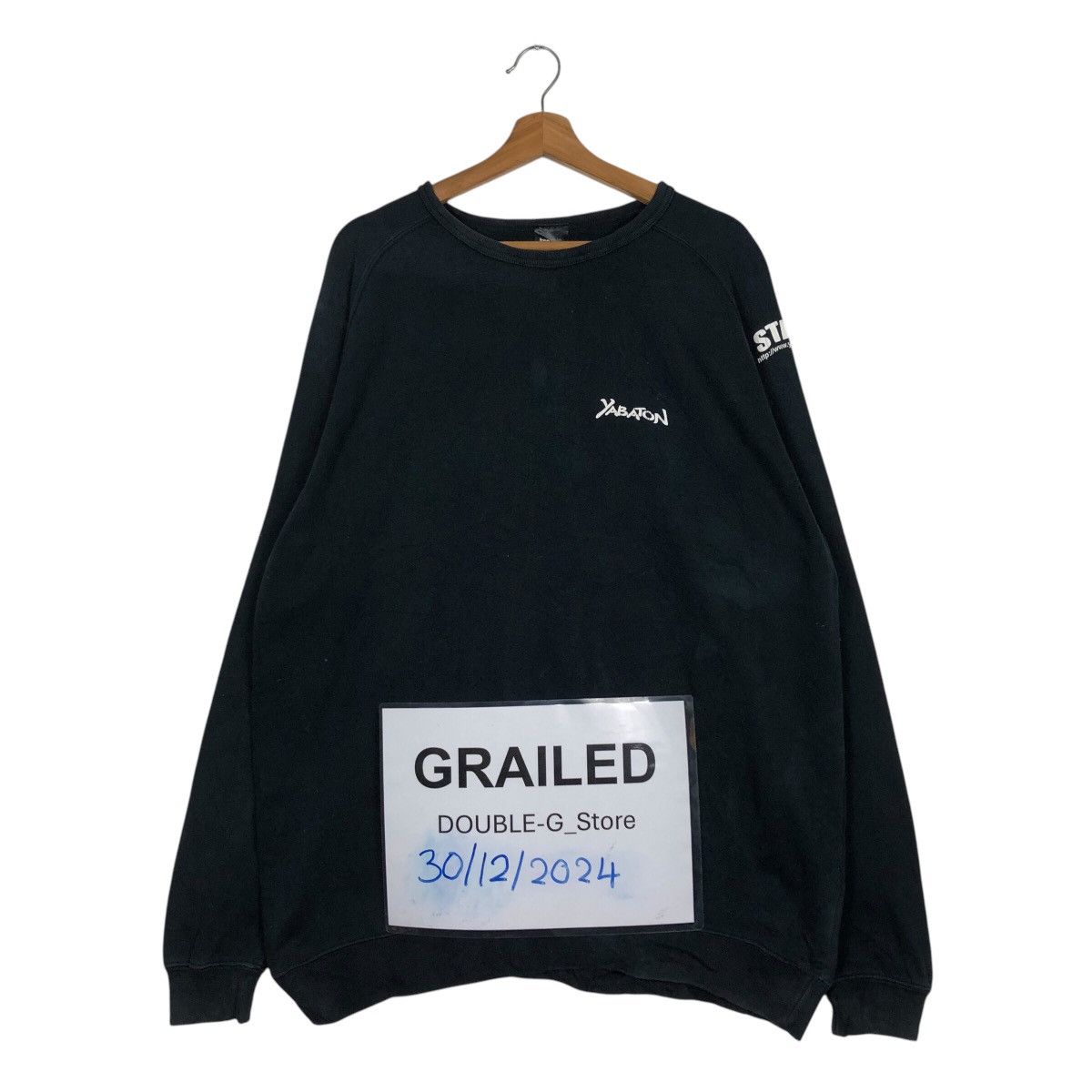 Japanese Brand × Vintage 📌Vintage Sweatshirt Yabaton Big Logo Cartoon Network Size US L / EU 52-54 / 3 - 2 Thumbnail
