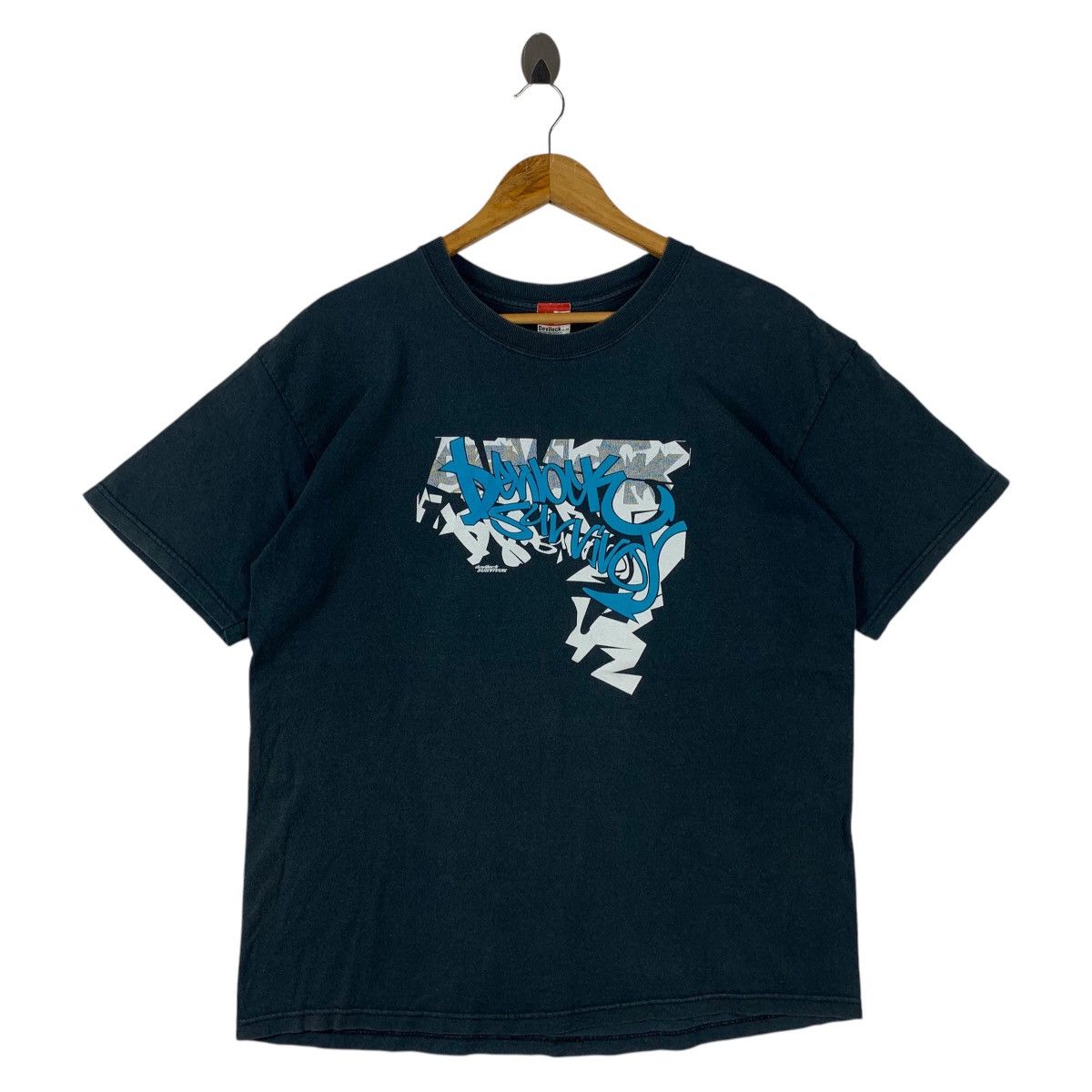 Devilock Vintage DEVILOCK Survivor japanesebrand big logo tee Size US L / EU 52-54 / 3 - 1 Thumbnail