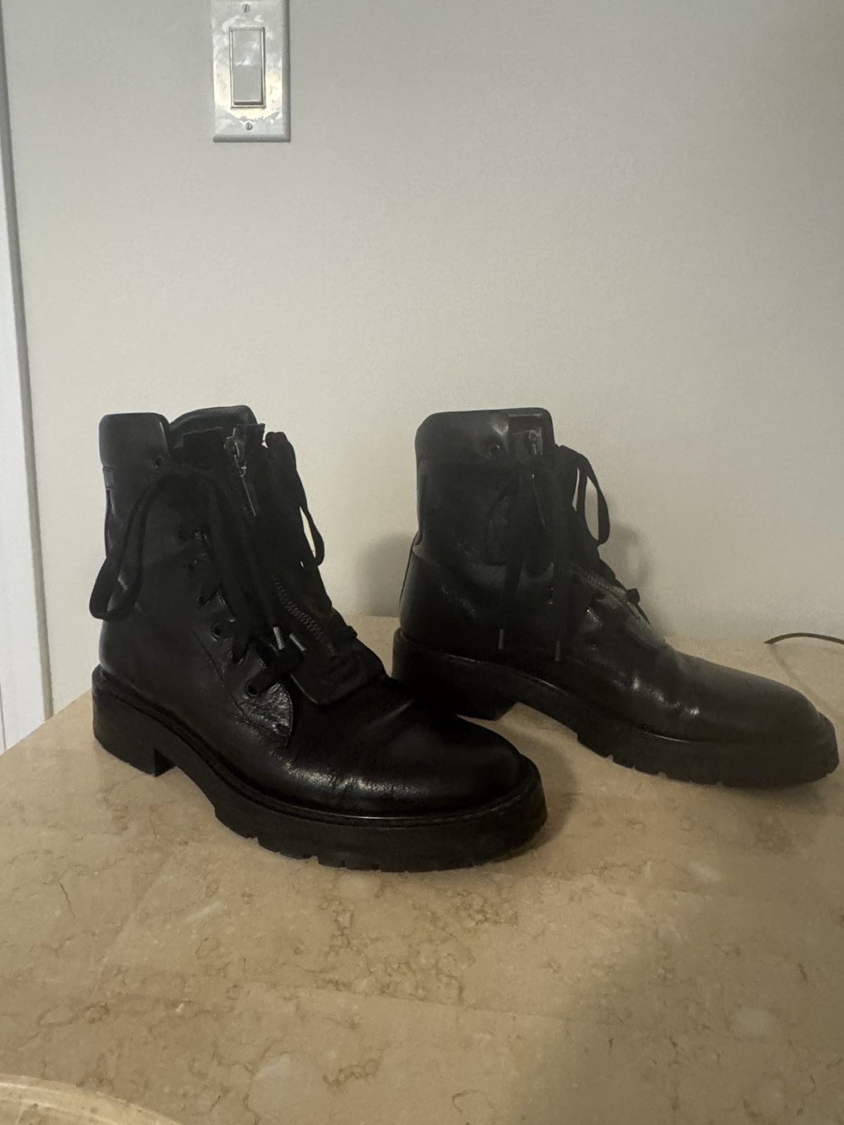 Saint Laurent Paris Saint Laurent Leather William Military Combat Boots Size US 10 / EU 43 - 4 Thumbnail