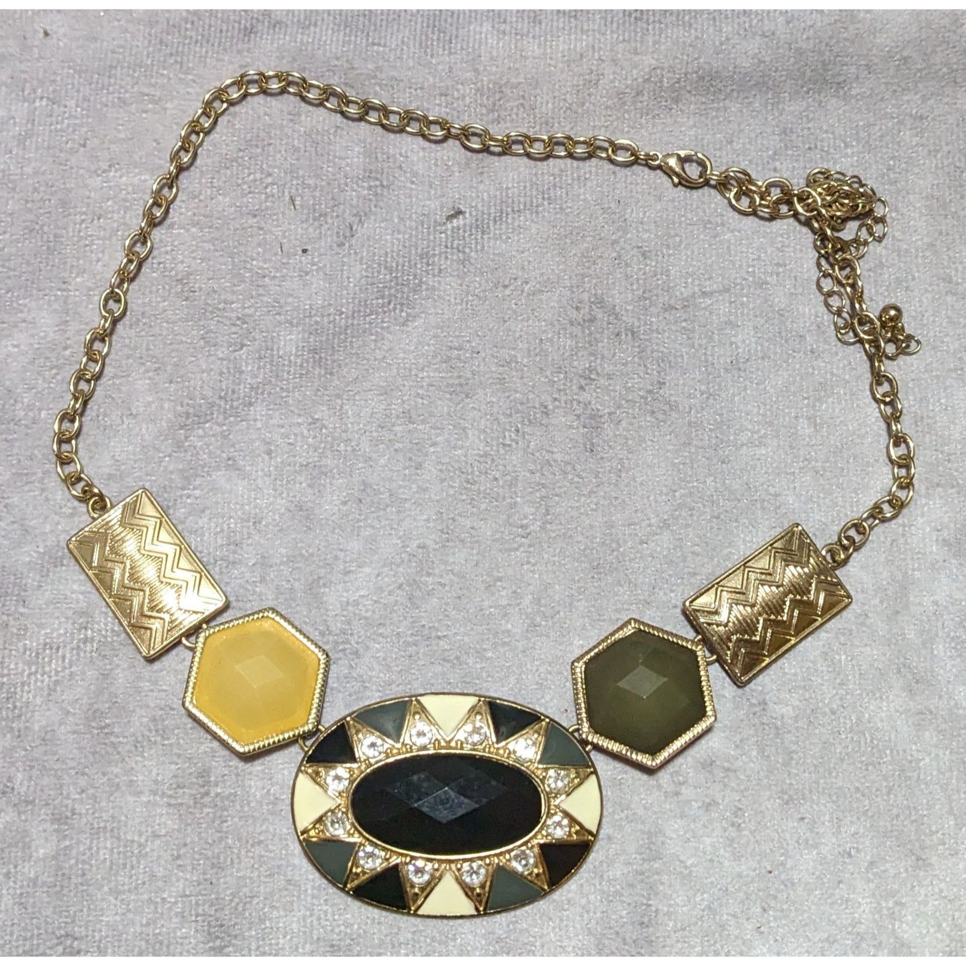 Other Geometric Glam Statement Necklace Size ONE SIZE - 7 Thumbnail