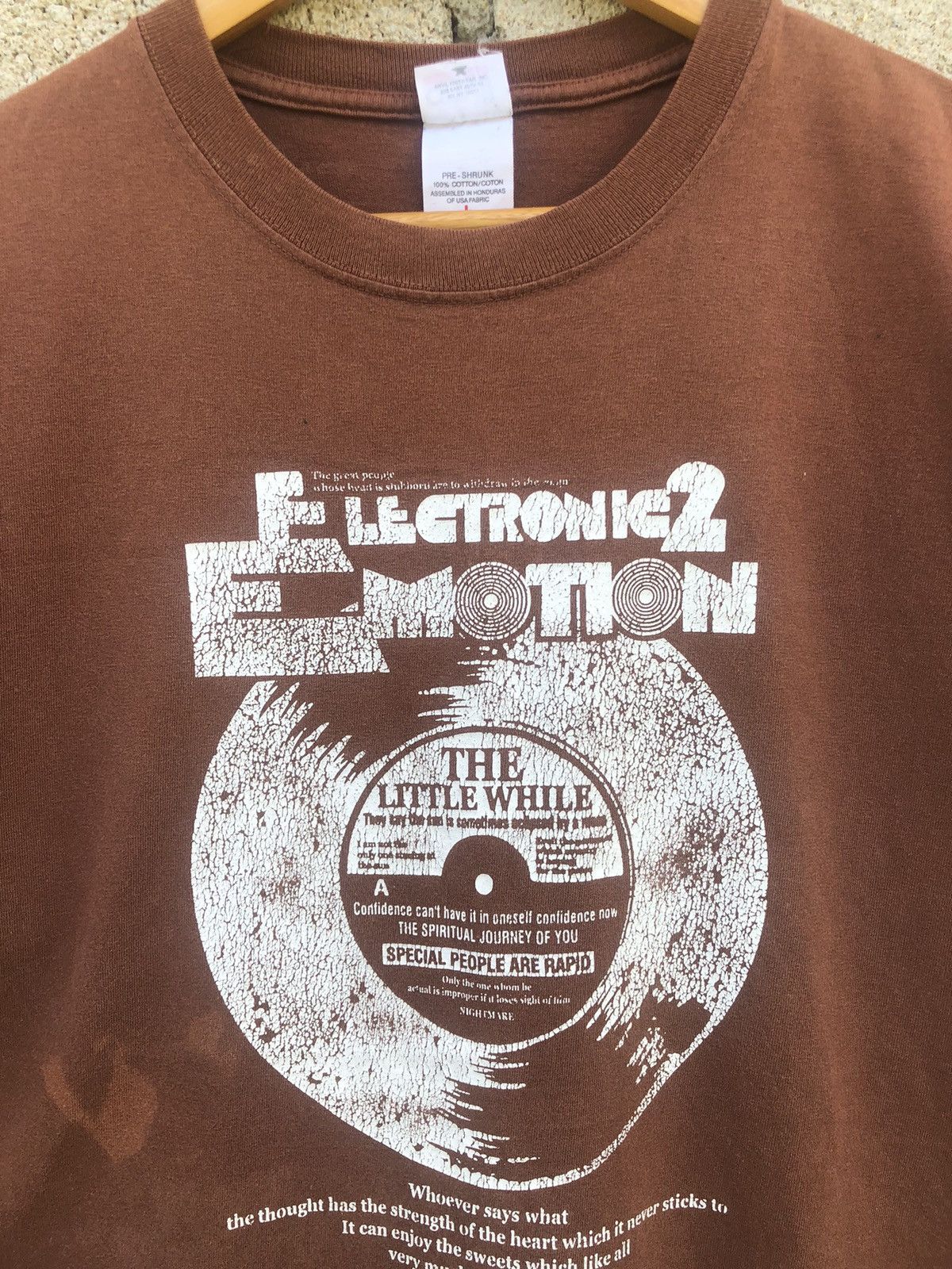 Vintage Vintage 90s Electonic Emotion The Little While Vinyl Record Size US L / EU 52-54 / 3 - 2 Thumbnail