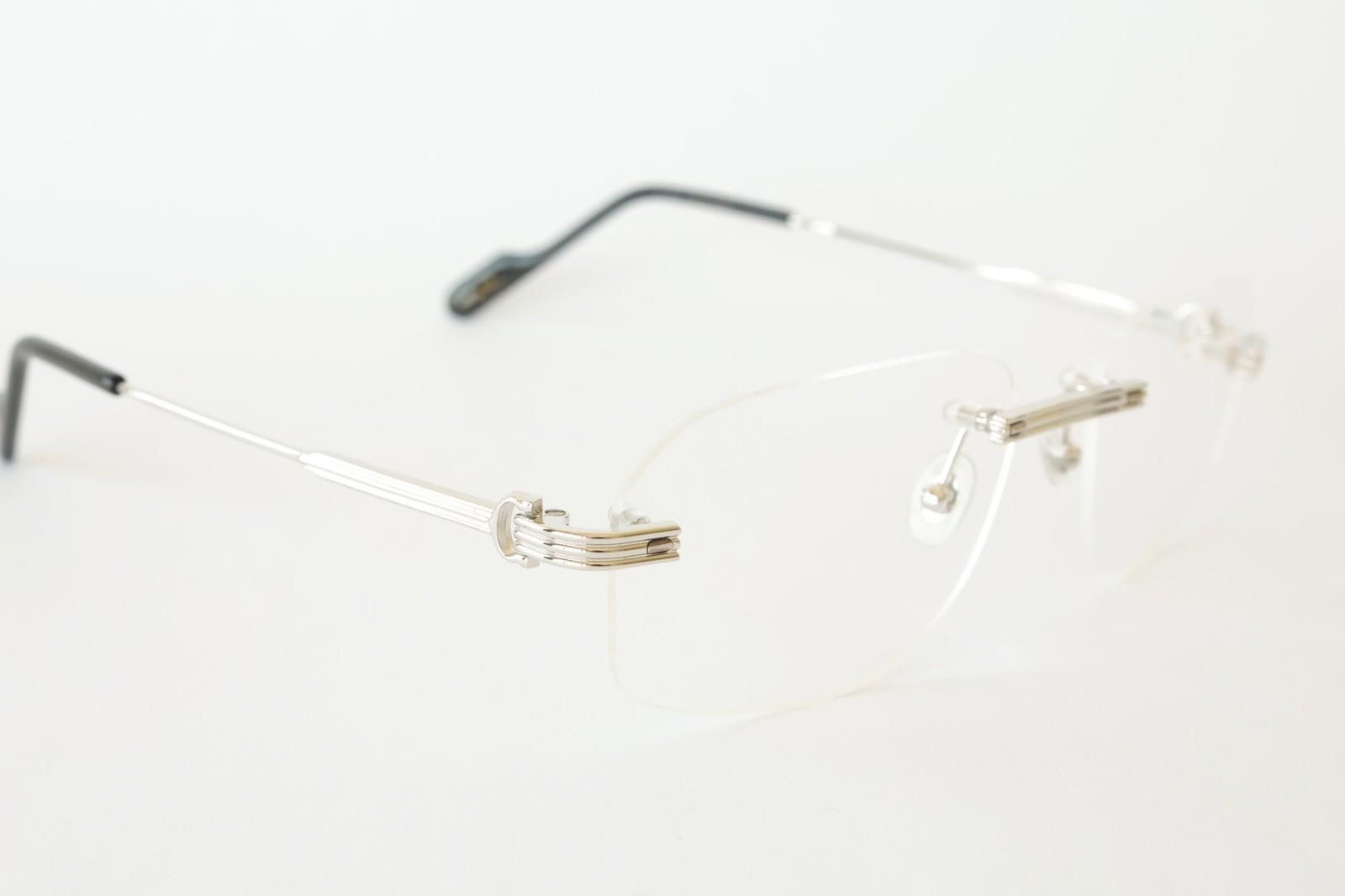 Cartier New Cartier eyewear optical eyeglasses CT0284O 001 silver Size ONE SIZE - 8 Thumbnail