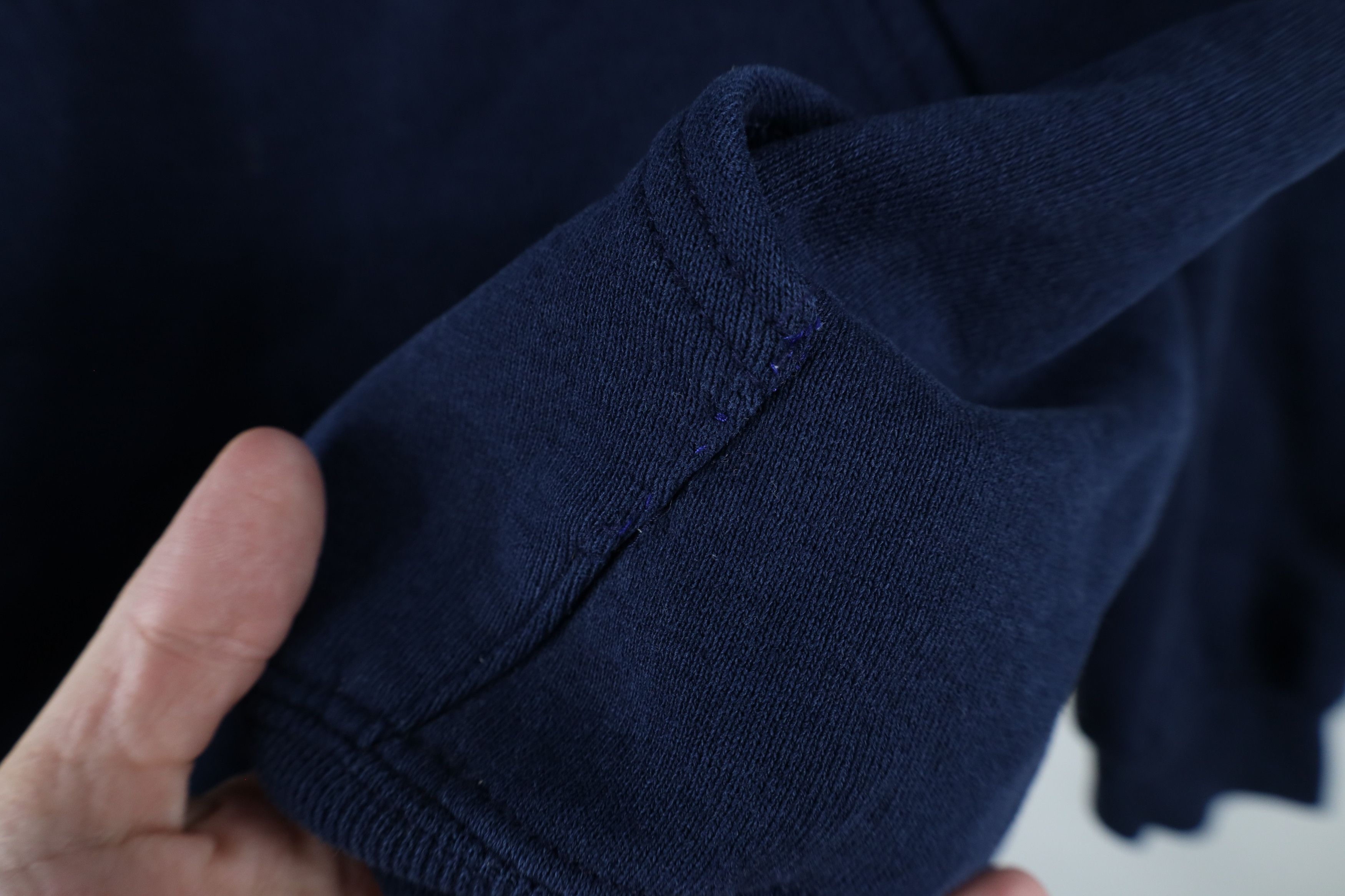 Russell Athletic × Vintage Vintage 90s Russell Athletic Blank Hoodie Sweatshirt Blue Size US XL / EU 56 / 4 - 6 Thumbnail