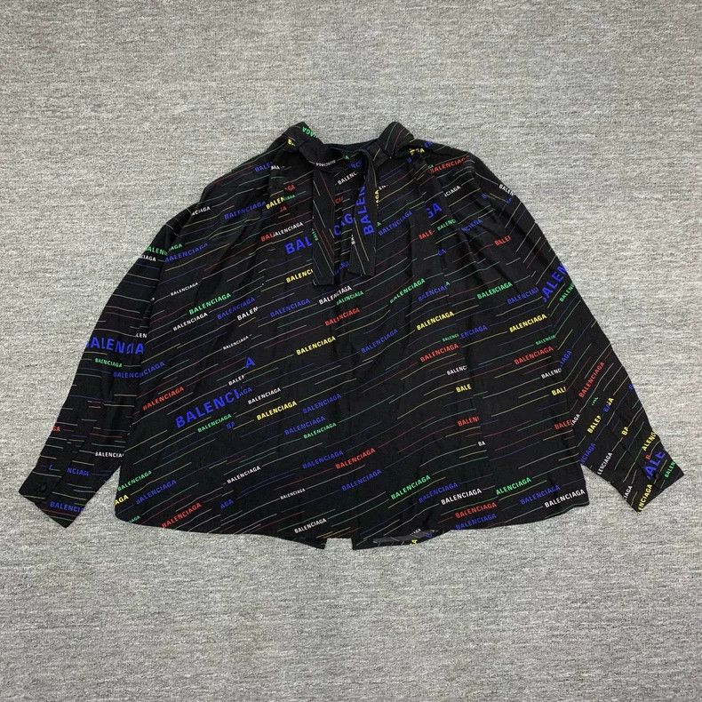 Balenciaga Balenciaga size 34 Black barrage full print color letter s Size XS / US 0-2 / IT 36-38 - 2 Thumbnail