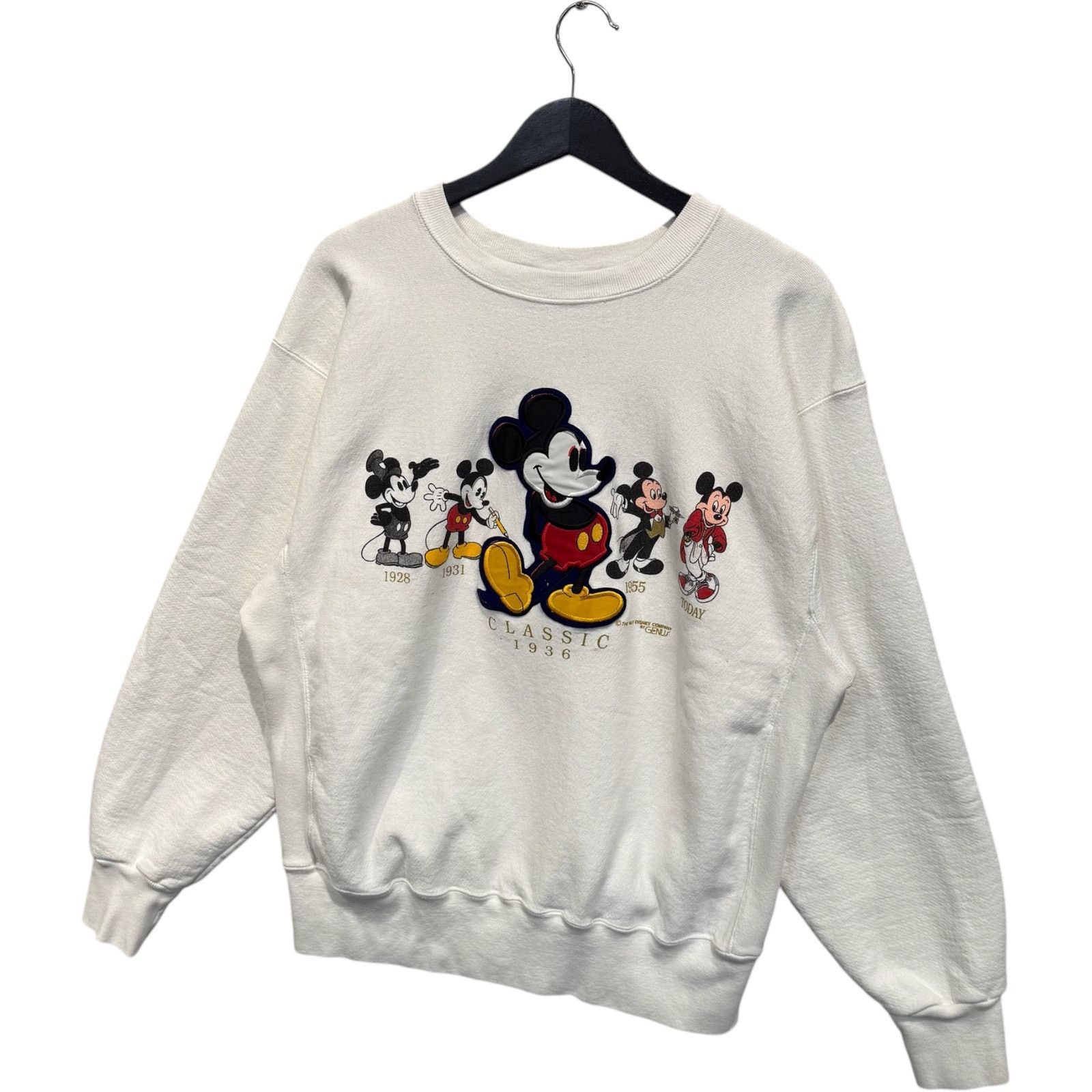 Vintage Vintage Disney Mickey Mouse Evolution Timeline Crewneck XL Size US XL / EU 56 / 4 - 3 Thumbnail