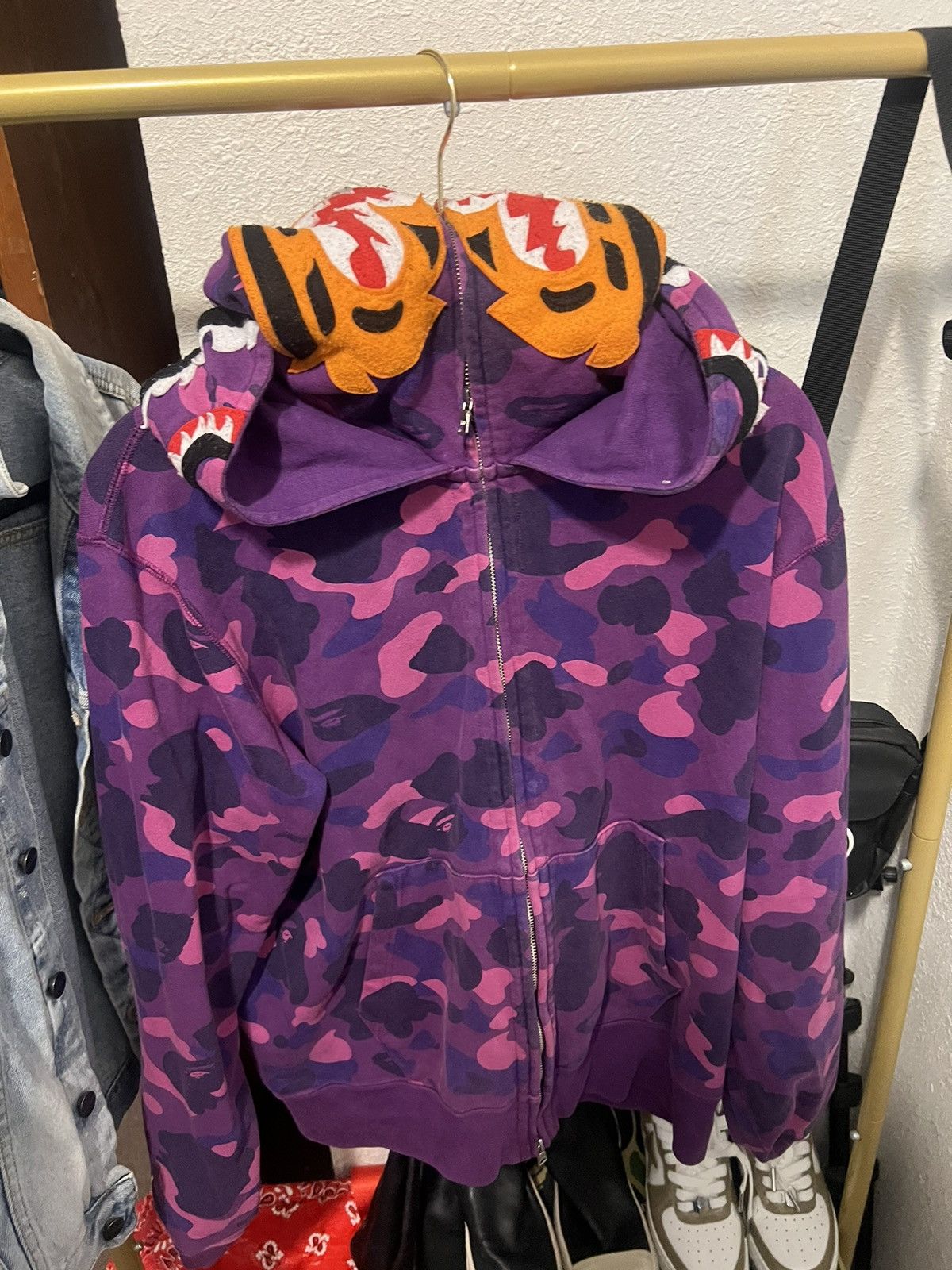 Bape Bape jacket double hooded Size US L / EU 52-54 / 3 - 1 Thumbnail