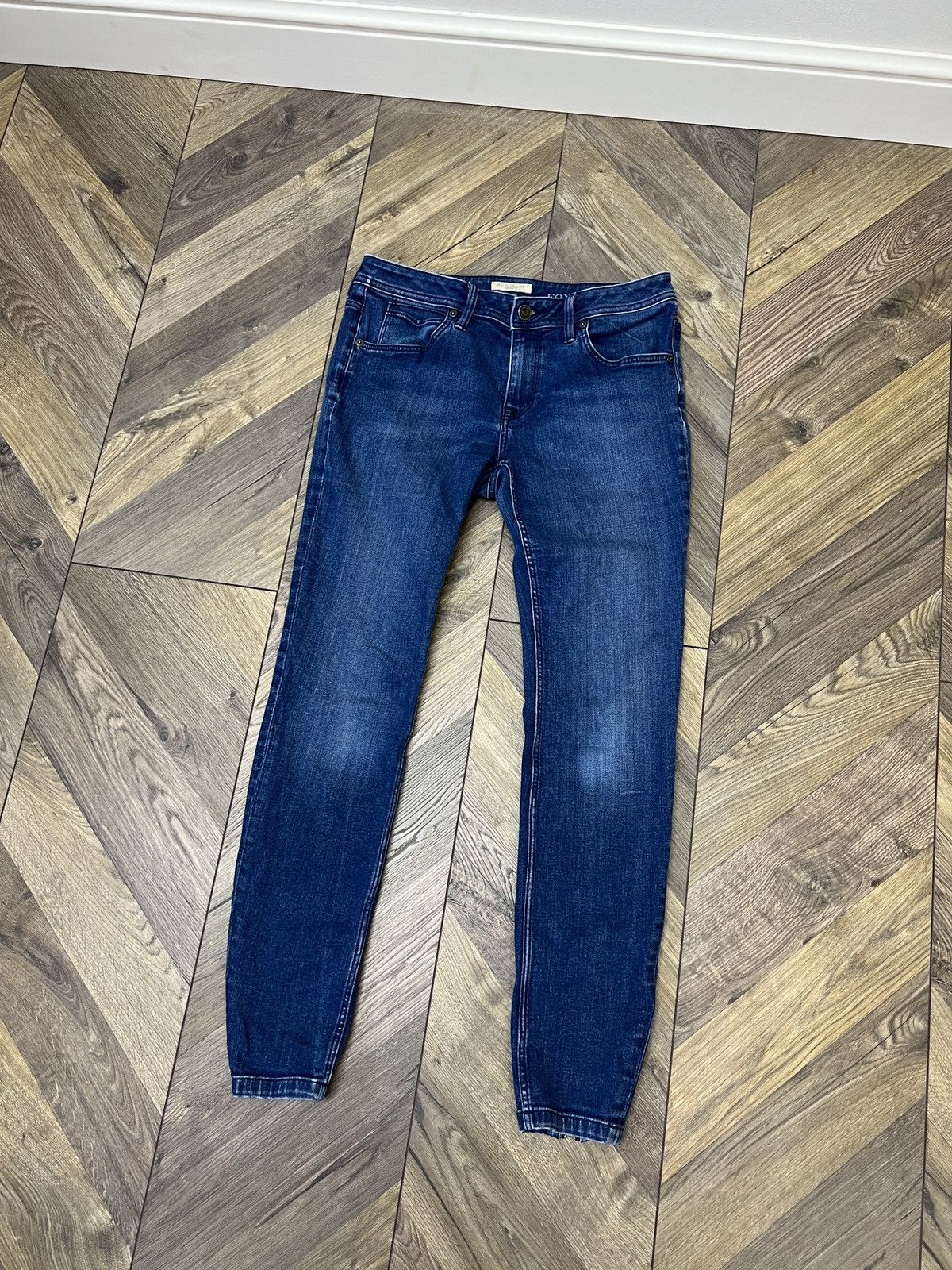 Burberry × Designer × Vintage Vintage Burberry Brit Women’s denim skinny jeans Size 31" - 3 Thumbnail