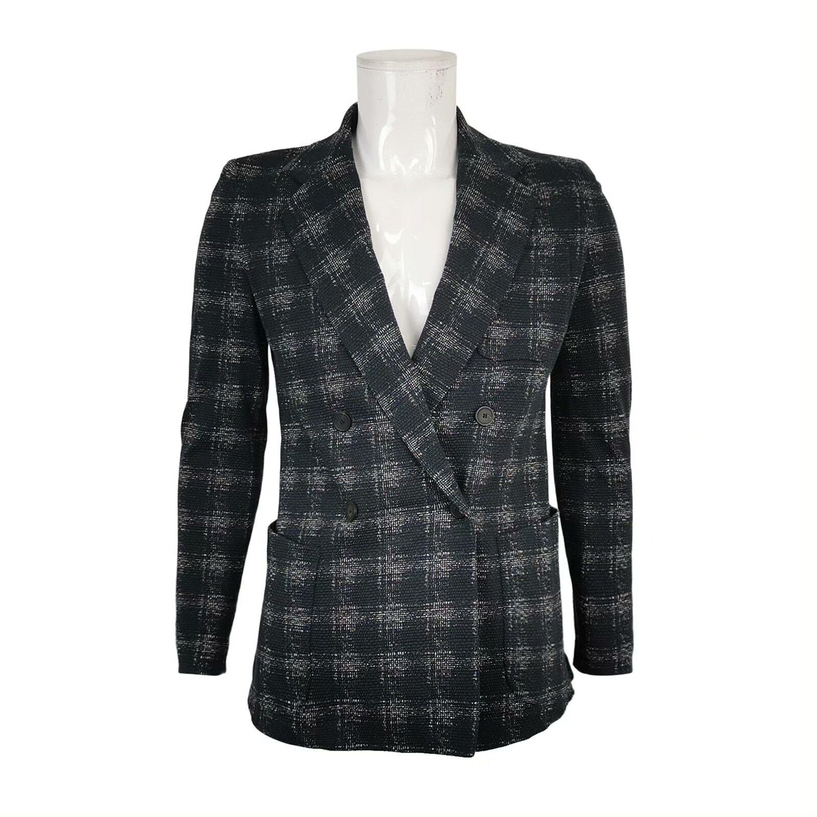 Emporio Armani Emporio Armani Plaid Coat Size 46 Size US S / EU 44-46 / 1 - 1 Thumbnail