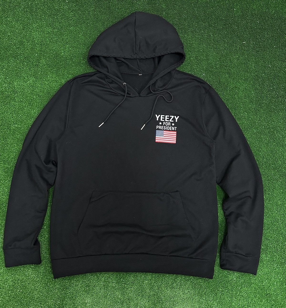 Kanye West Rare Kanye West “Yeezy For President “ Hooded Longsleeve Y2k Size US M / EU 48-50 / 2 - 2 Thumbnail