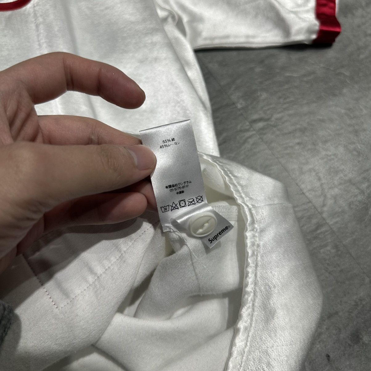Supreme Supreme Satin Baseball Jersey Size US L / EU 52-54 / 3 - 8 Thumbnail