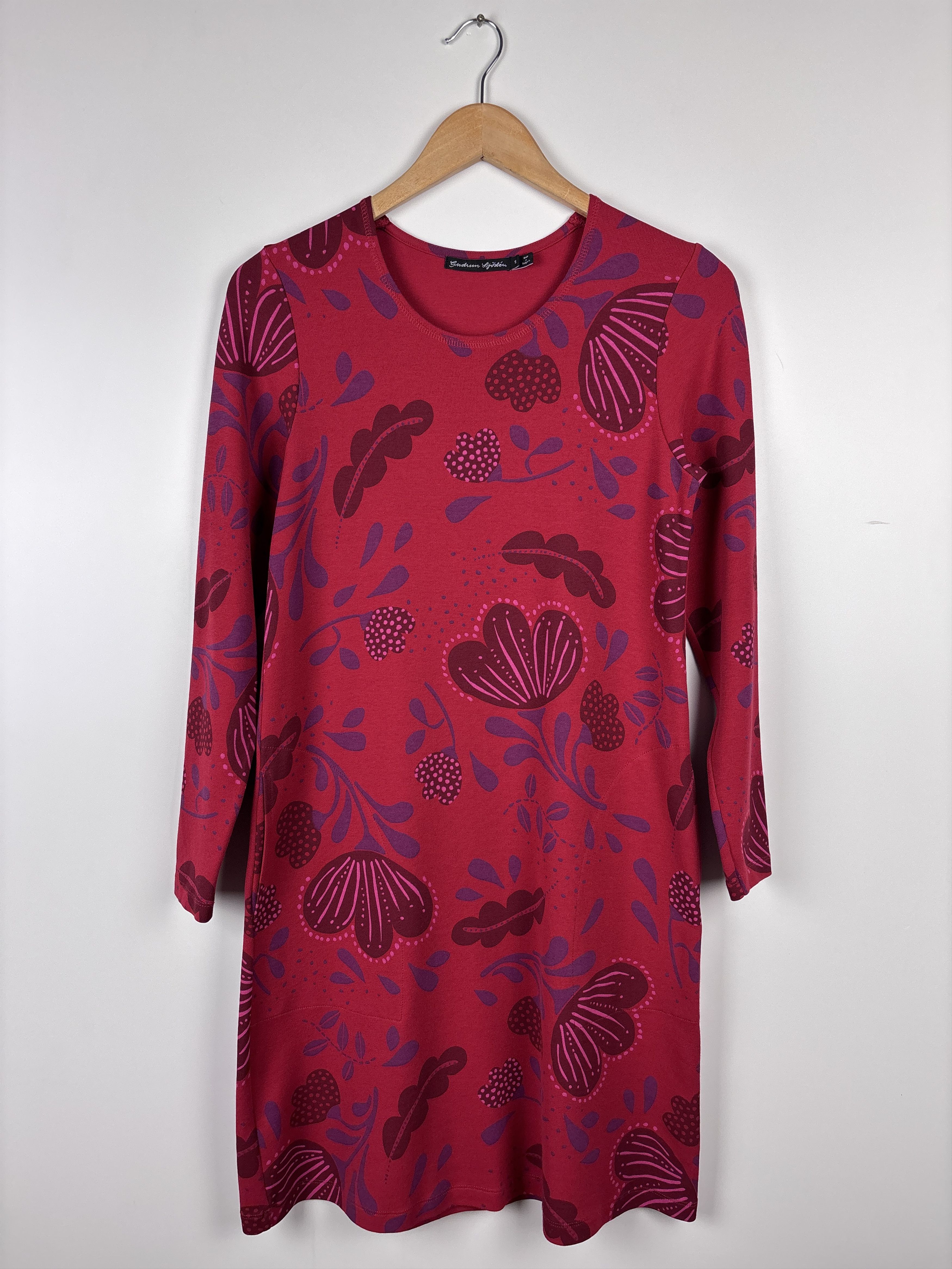 Gudrun Sjoden Gudrun Sjoden Floral Dress Tunic Stretch Organic Cotton S Size S / US 4 / IT 40 - 1 Thumbnail