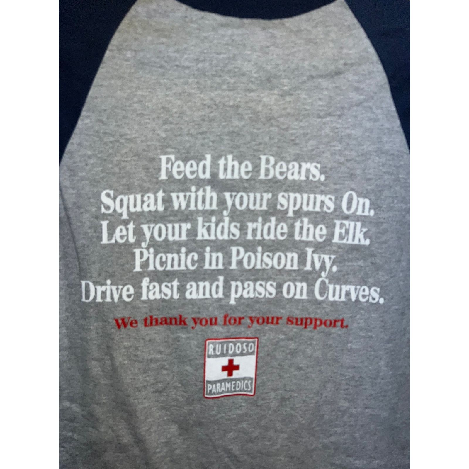 Vintage Vintage Ruidoso Paramedics Shirt Medic Humor Long Sleeve S Size US S / EU 44-46 / 1 - 2 Thumbnail