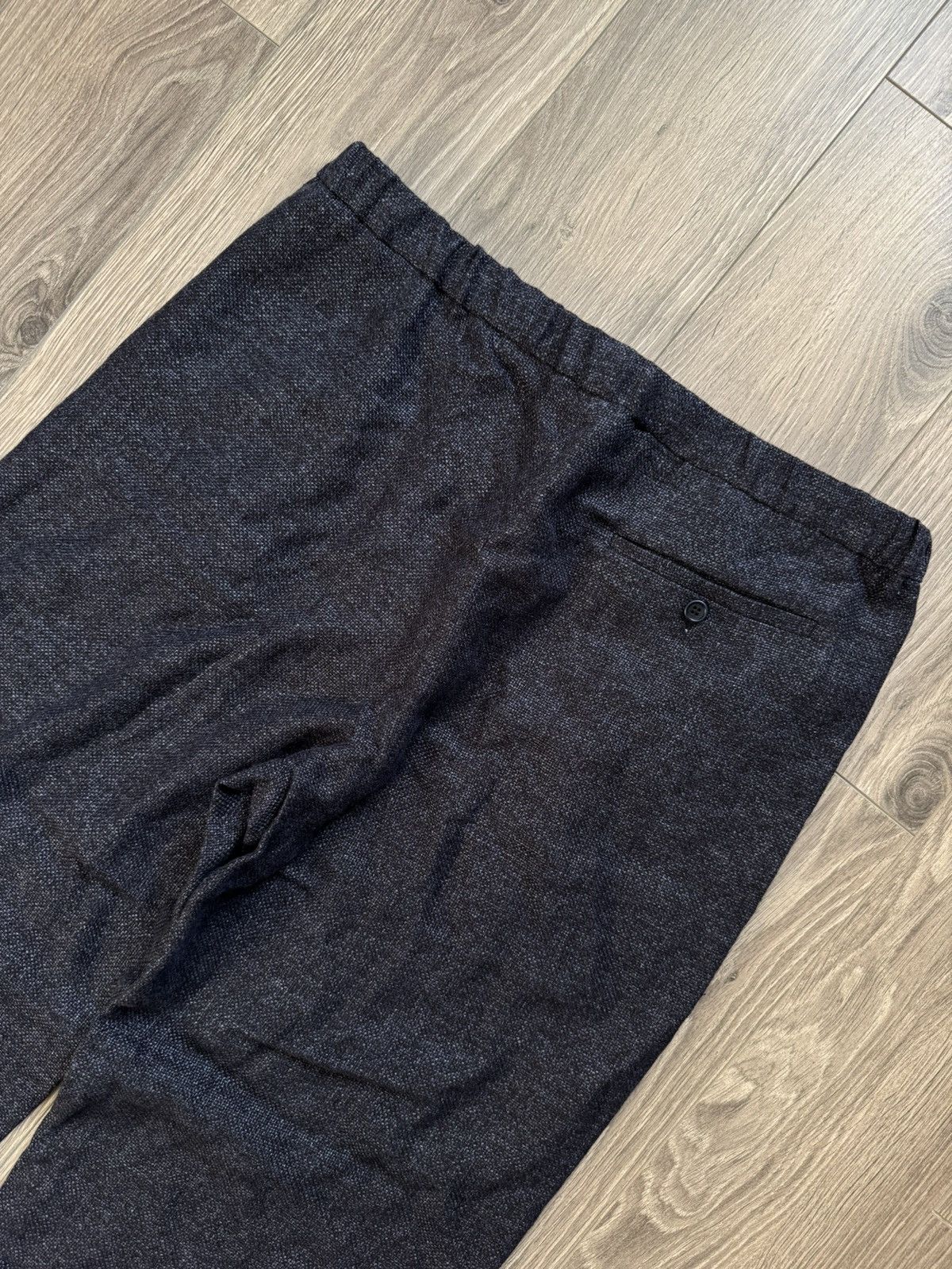 Other ED UNLINED HEAVY COTTON DRAWSTRING TROUSERS Midnight Blue Size US 34 / EU 50 - 8 Thumbnail