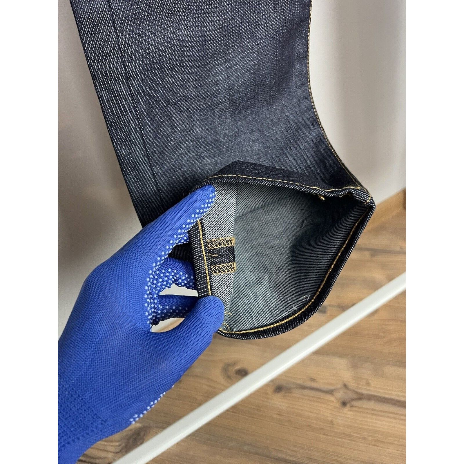 Edwin MINT! Edwin Blue Raw Denim Relaxed Fit Jeans Pants Size 34x3 Size US 34 / EU 50 - 9 Thumbnail