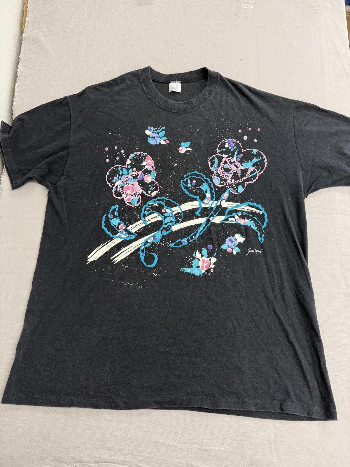 Other Vintage Gilda Marx T-shirt Puff Print Space Butterfly 2XL Size US XXL / EU 58 / 5 - 1 Thumbnail