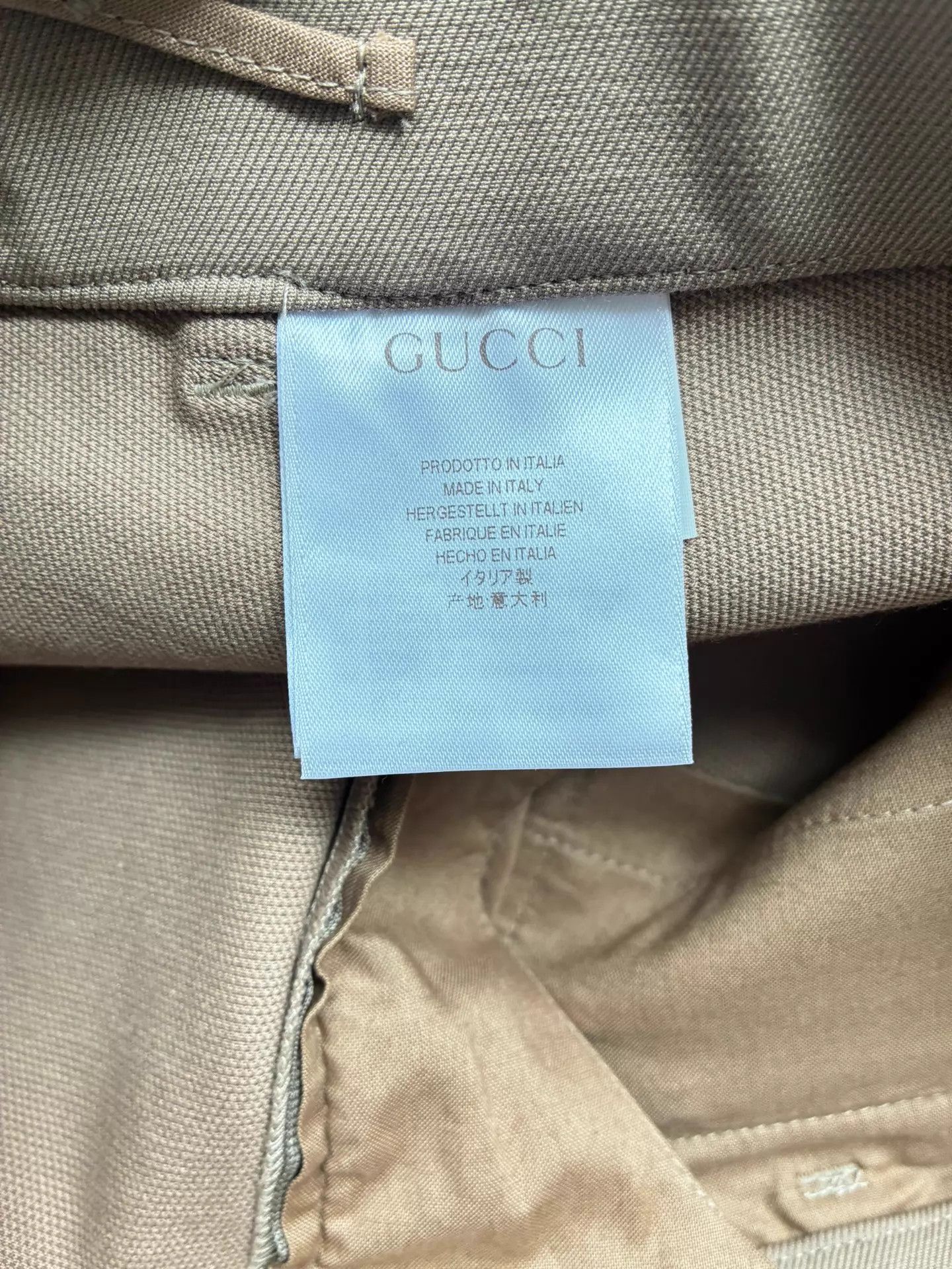 Gucci Gucci Khaki Riding Trousers 38 Red/Green Webbing Size 26" / US 2 / IT 38 - 5 Thumbnail