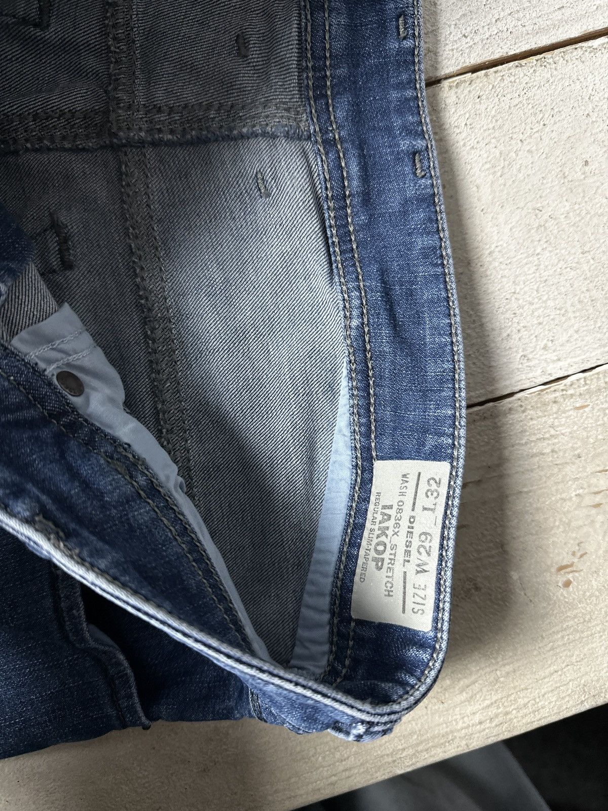 Diesel 🚨 RARE DIESEL MEN DENIM JEANS AVANT GARDE IFSIXWASNINE Y2K Size US 30 / EU 46 - 5 Thumbnail