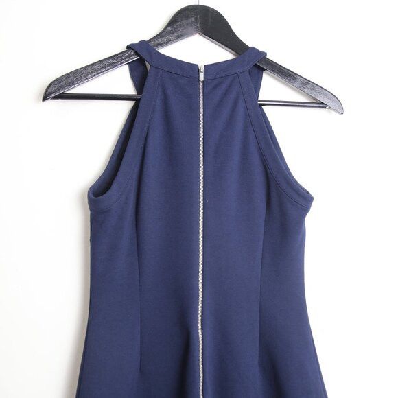 Banana Republic Banana Republic Navy Blue Shift Dress Sleeveless Cut Out Size XS / US 0-2 / IT 36-38 - 6 Thumbnail
