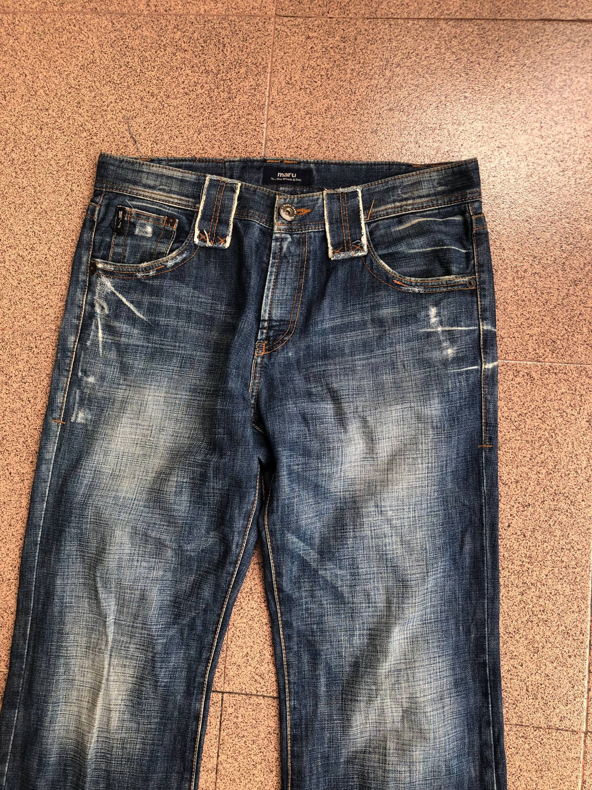 If Six Was Nine 2000s Baggy Fading Jeans Vkei style Y2k Japanese Size US 34 / EU 50 - 10 Thumbnail