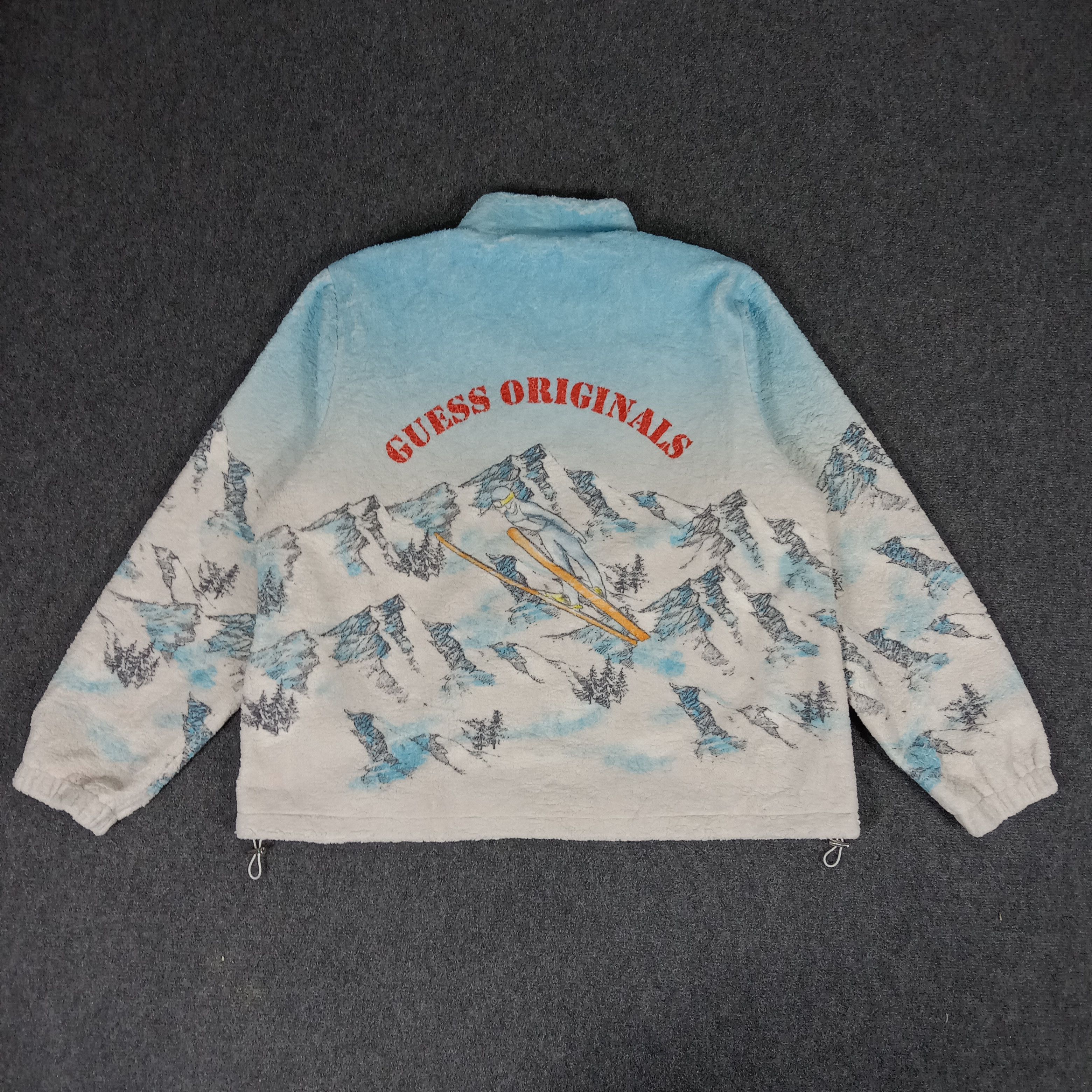 Guess × Vintage Guess Original Sport Style Ski Outdoor Sweatshirt Size US XL / EU 56 / 4 - 1 Thumbnail