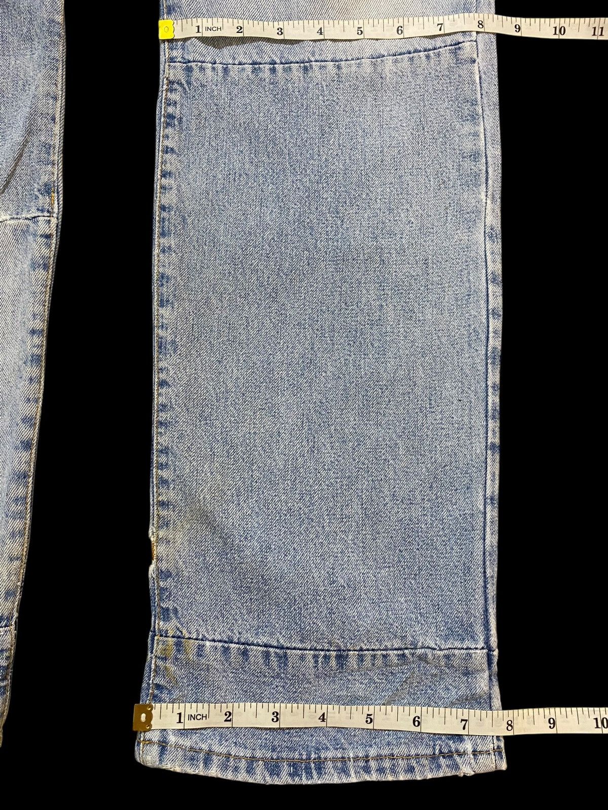 Mason's Vintage Masons by Silver Stone Faded Wash Distressed Jeans Size US 30 / EU 46 - 21 Thumbnail