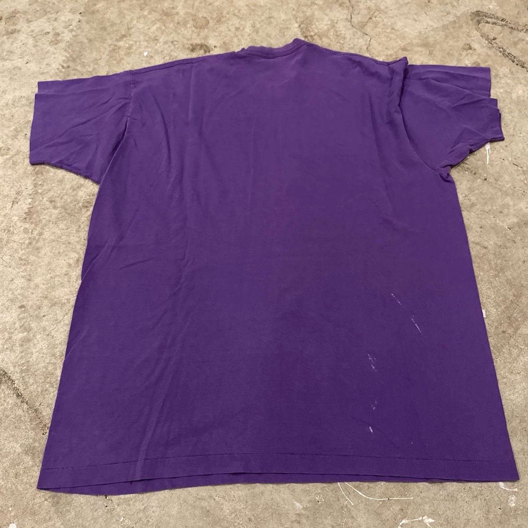 Fruit Of The Loom VINTAGE Minnesota Moose IHL Defunct St. Paul MN Mens 2XL T-Shirt Purple Graphic Tee Retro Unisex Adults Mens Size US XXL / EU 58 / 5 - 2 Thumbnail