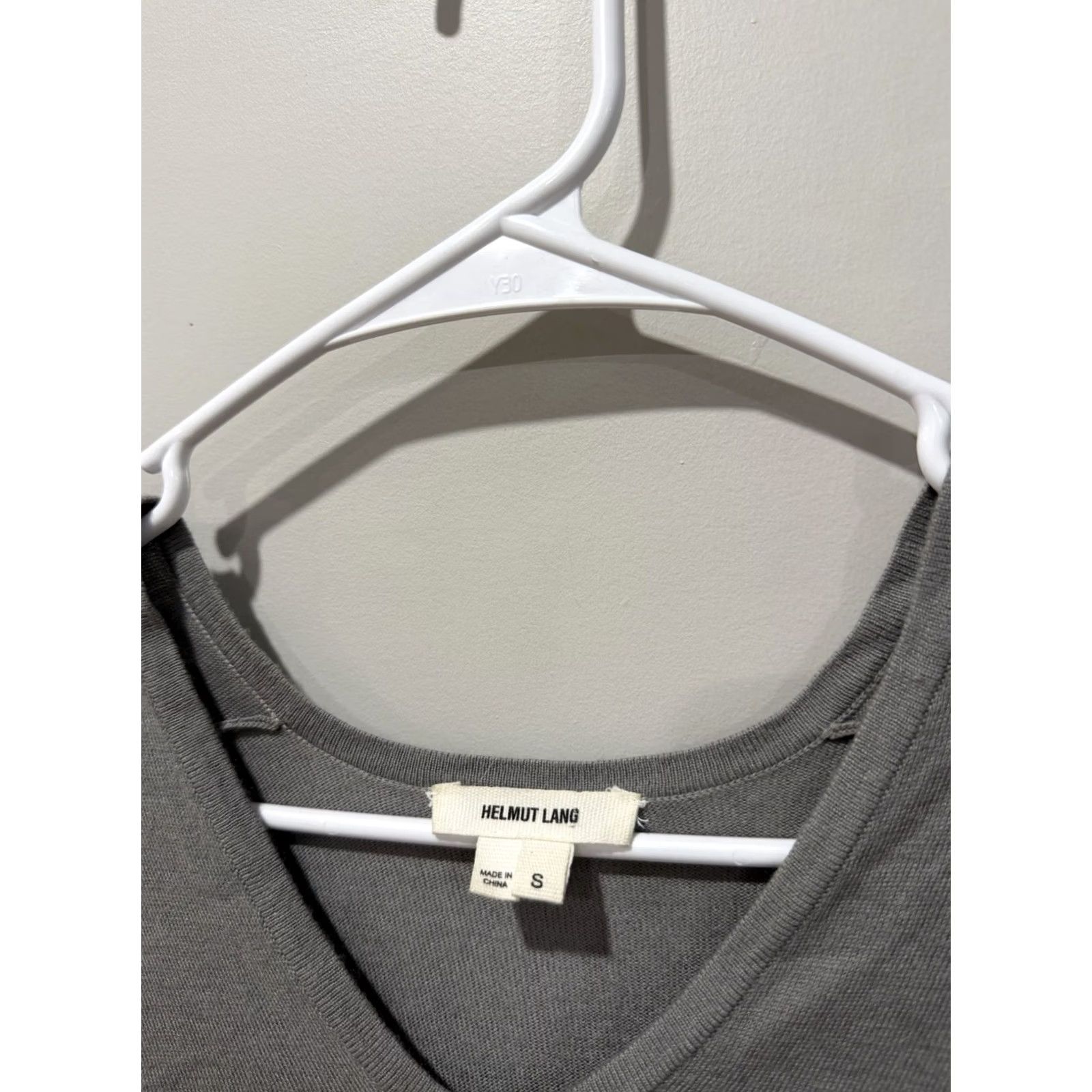 Helmut Lang HELMUT LANG Women’s Pullover Sweater Gray Wool Blend Wide Hem Size Small Size S / US 4 / IT 40 - 3 Thumbnail