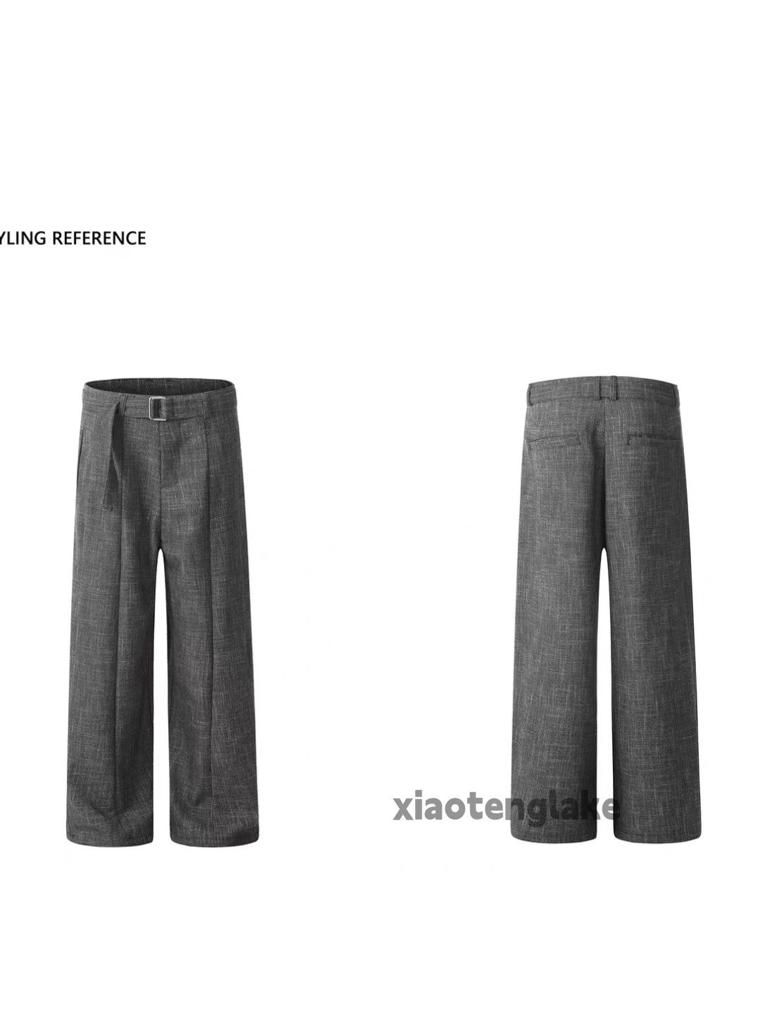 Vintage Unisex utility punk yuppie grunge pleated baggy pants Size US 30 / EU 46 - 5 Thumbnail