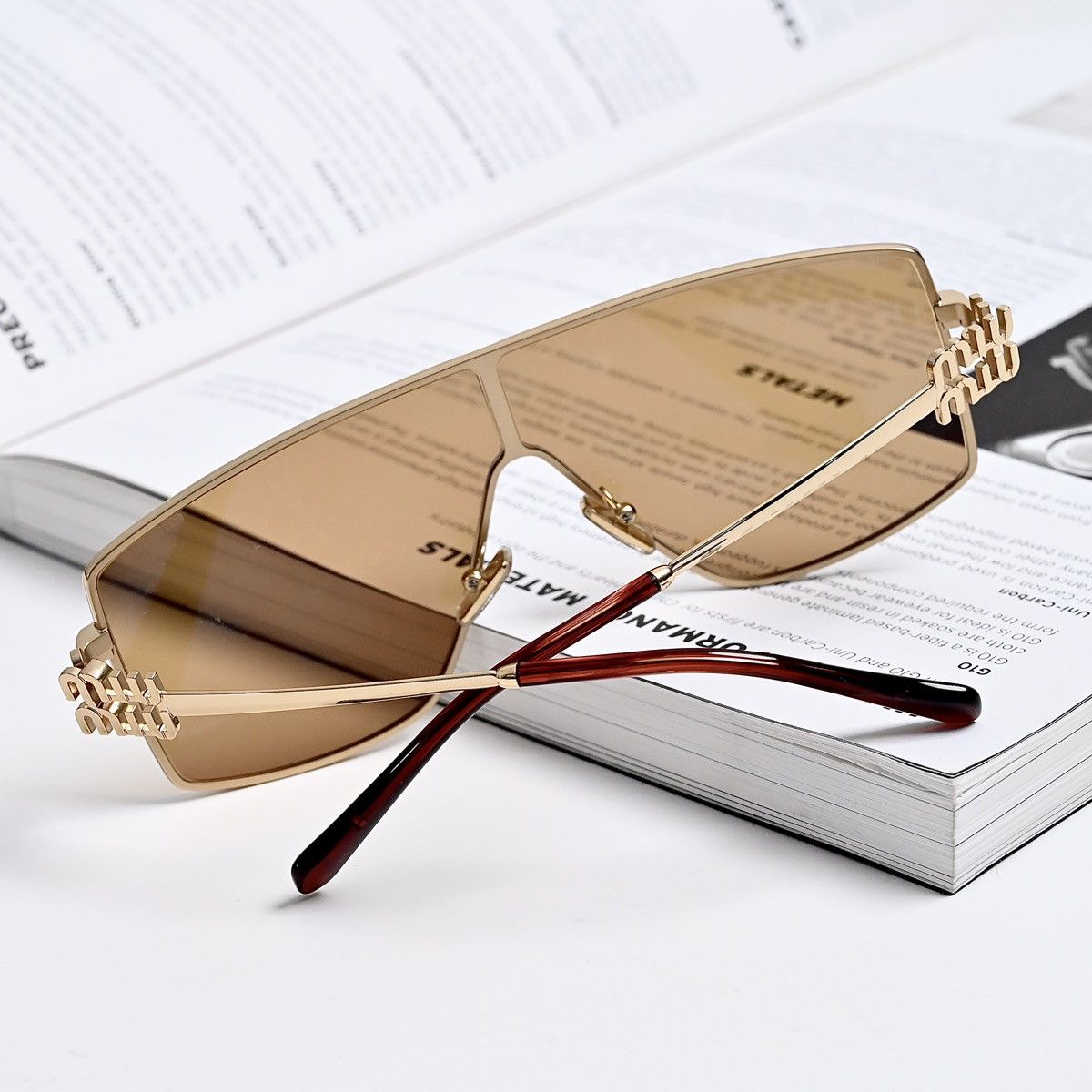 Miu Miu MIU MIU 0MU 51ZS SUNGLASSES Size ONE SIZE - 10 Thumbnail