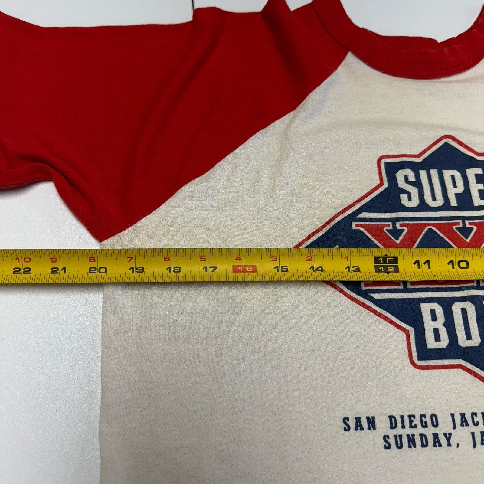 Trench USA Vintage 80s Super Bowl XXII T Shirt Mens XL Trench 3/4 Sleev Size US XL / EU 56 / 4 - 13 Thumbnail