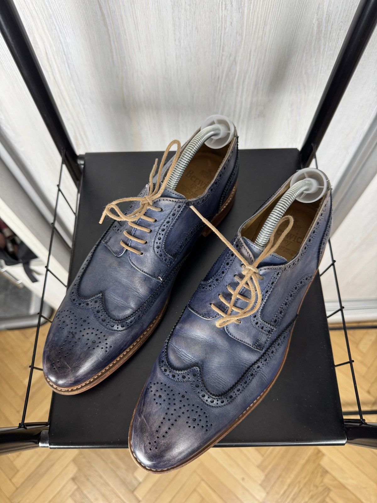 Berwick 1707 Berwick 1707 blue faded dainite sole brogues goodyear shoes Size US 11 / EU 44 - 8 Thumbnail