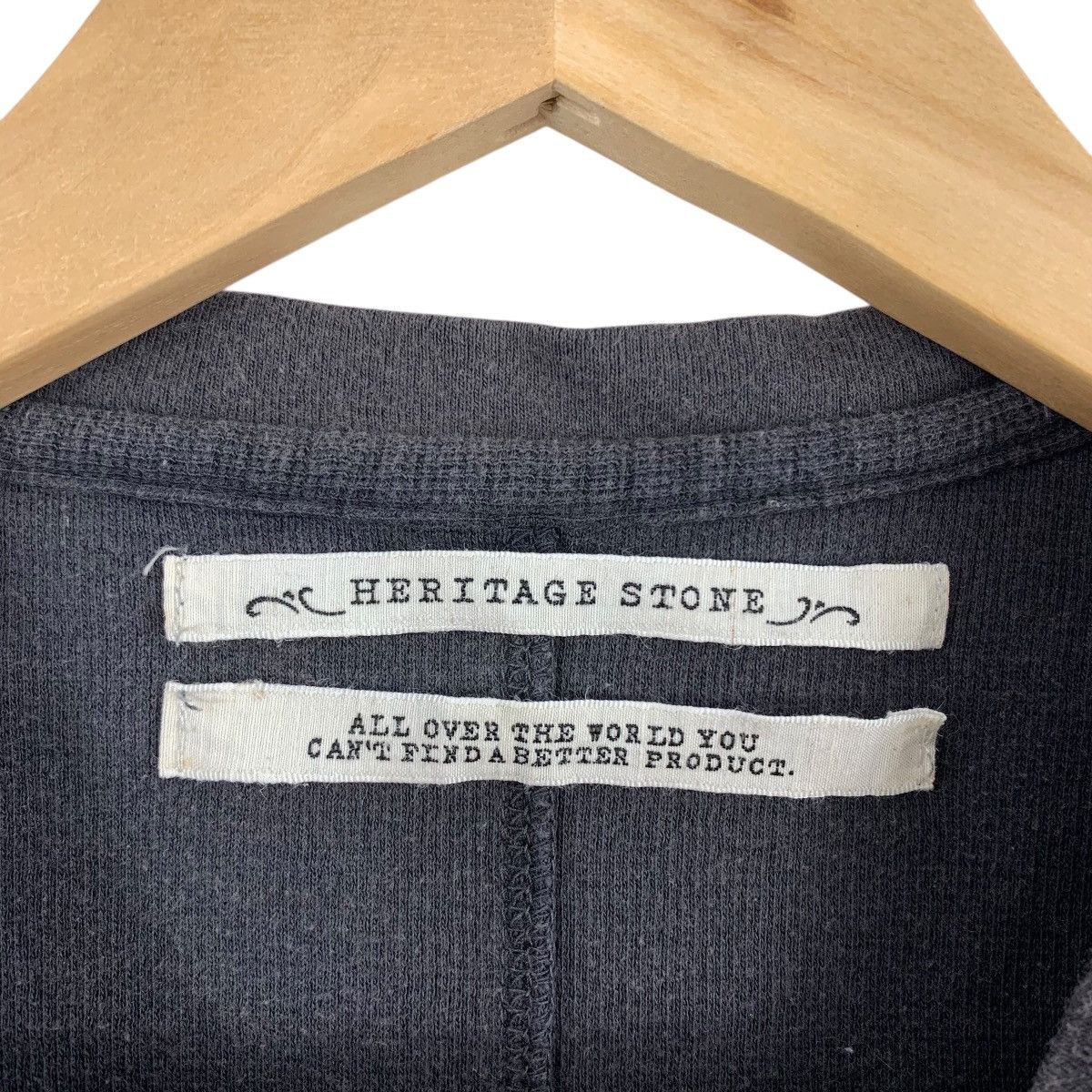 Japanese Brand HERITAGE STONE Wash Buttons Plain Japanese Brand Tshirt Size US L / EU 52-54 / 3 - 5 Thumbnail