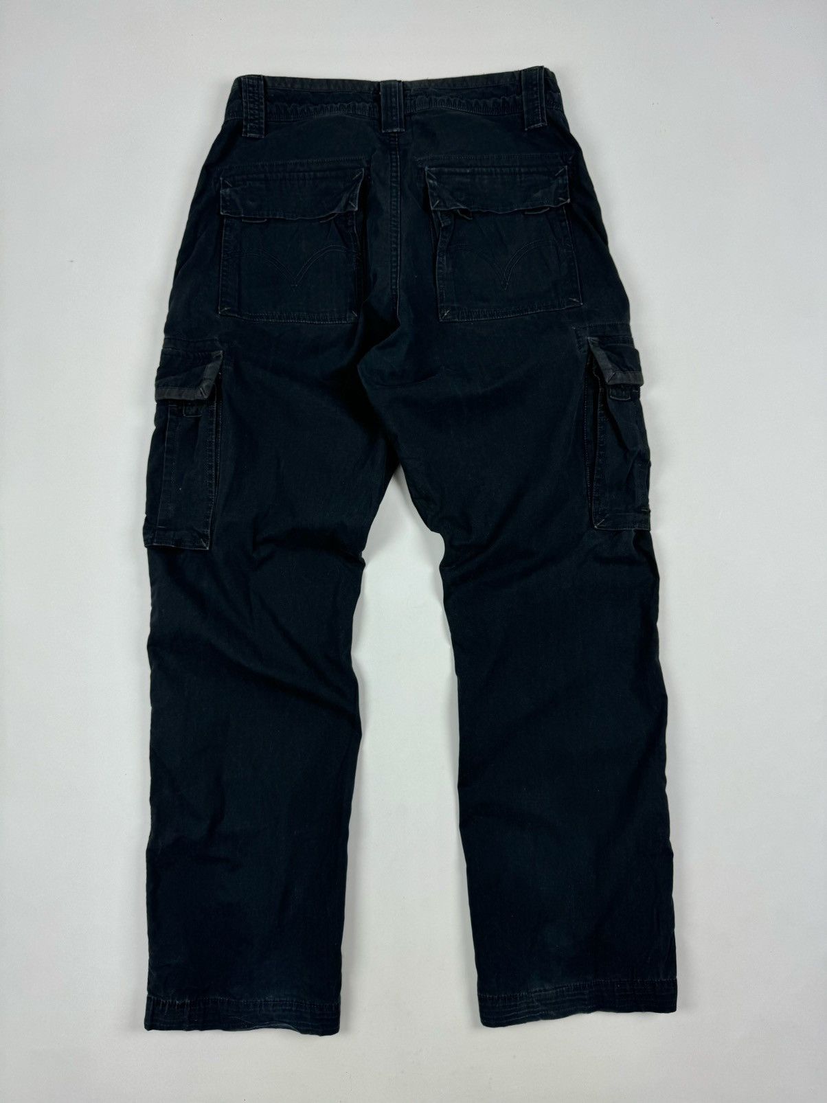 Levi's Y2K Vintage Levi’s Black Cargo Pants Size US 33 - 14 Thumbnail